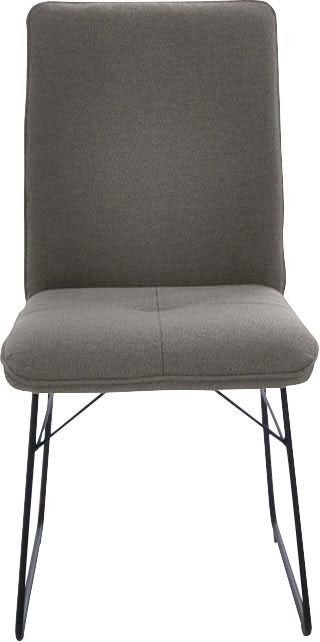 K+W Komfort & Wohnen Drehstuhl »Drive«, Flachgewebe 775, Stuhl mit  federnder Sitzschale, Drehteller in Metall schwarz Struktur