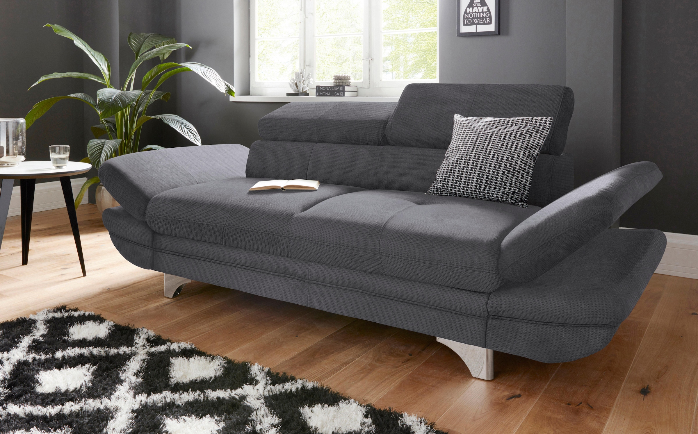 COTTA 2-Sitzer »Enterprise«, Big-Sofa, mit Armteilverstellung & Kopfteilverstellung