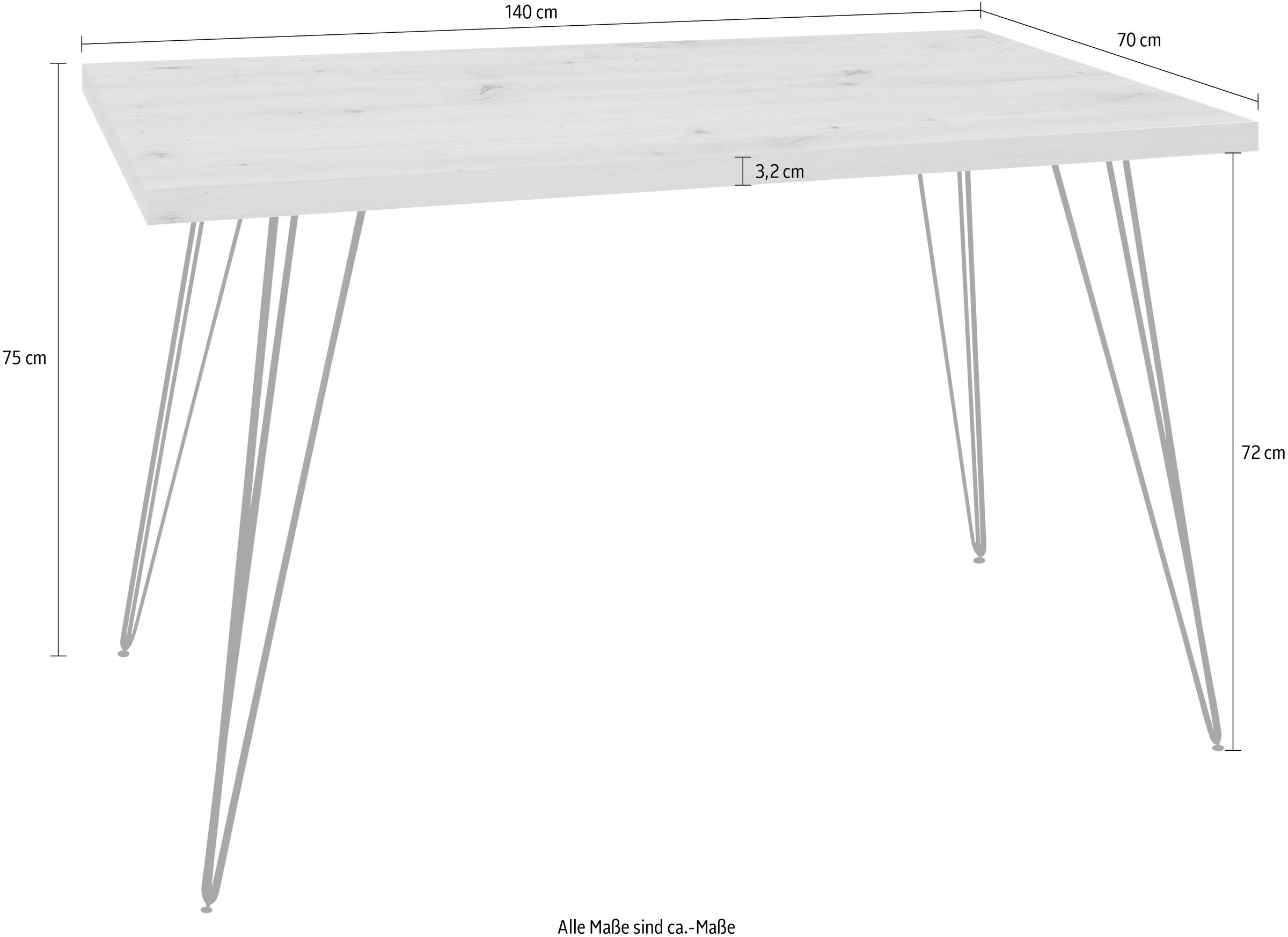 Mäusbacher Schreibtisch »Big System Office«, Breite 140 cm