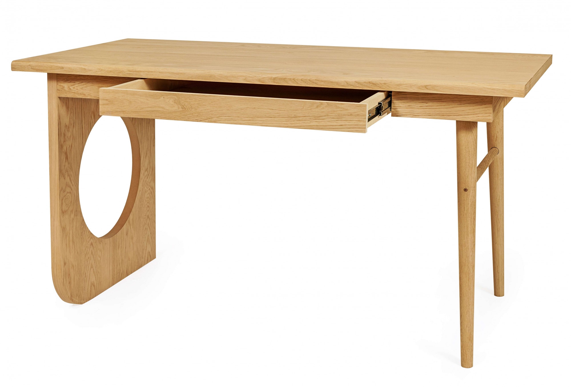 Woodman Schreibtisch »Bau«, besonderes Design, Breite 140 cm