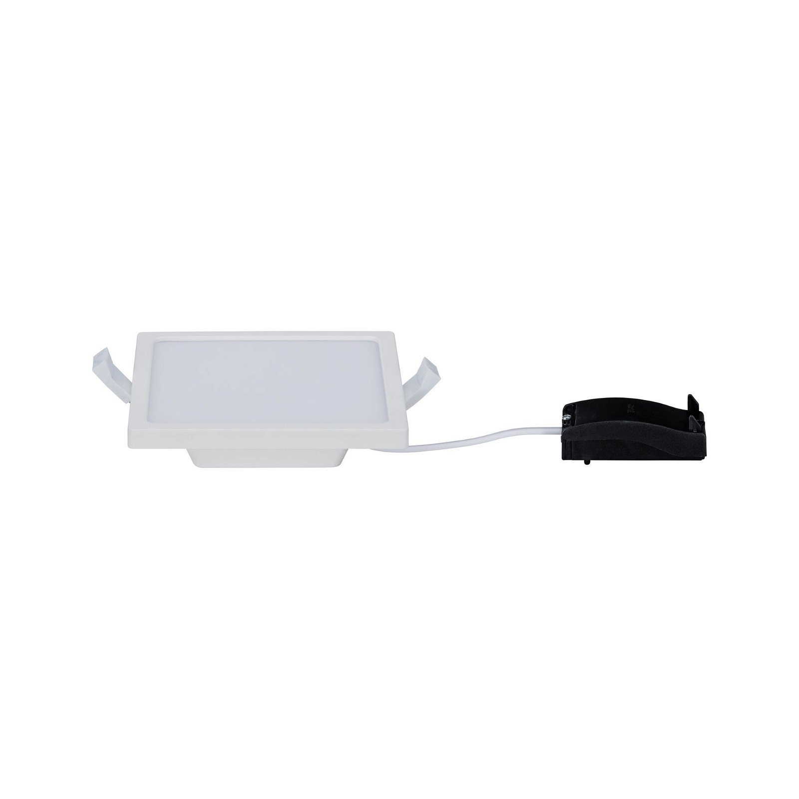 Paulmann LED Einbauleuchte »Areo eckig 120x120mm 7,5W 460lm 3000K Weiß matt IP23 Deckenmontage«, 1 flammig, Einbaupanel