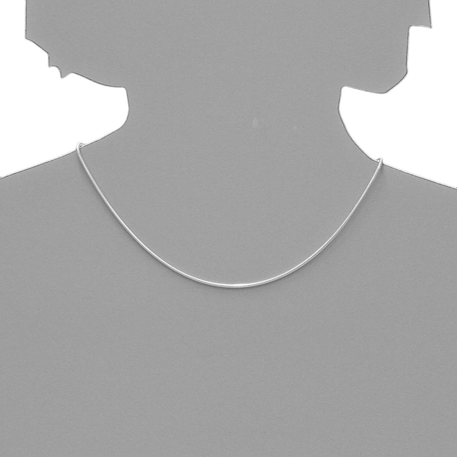 OSTSEE-SCHMUCK Silberkette »Ostsee-Schmuck Kette Schlange 1,6 mm Kette Schlange 1,6 mm«, (1 tlg.)