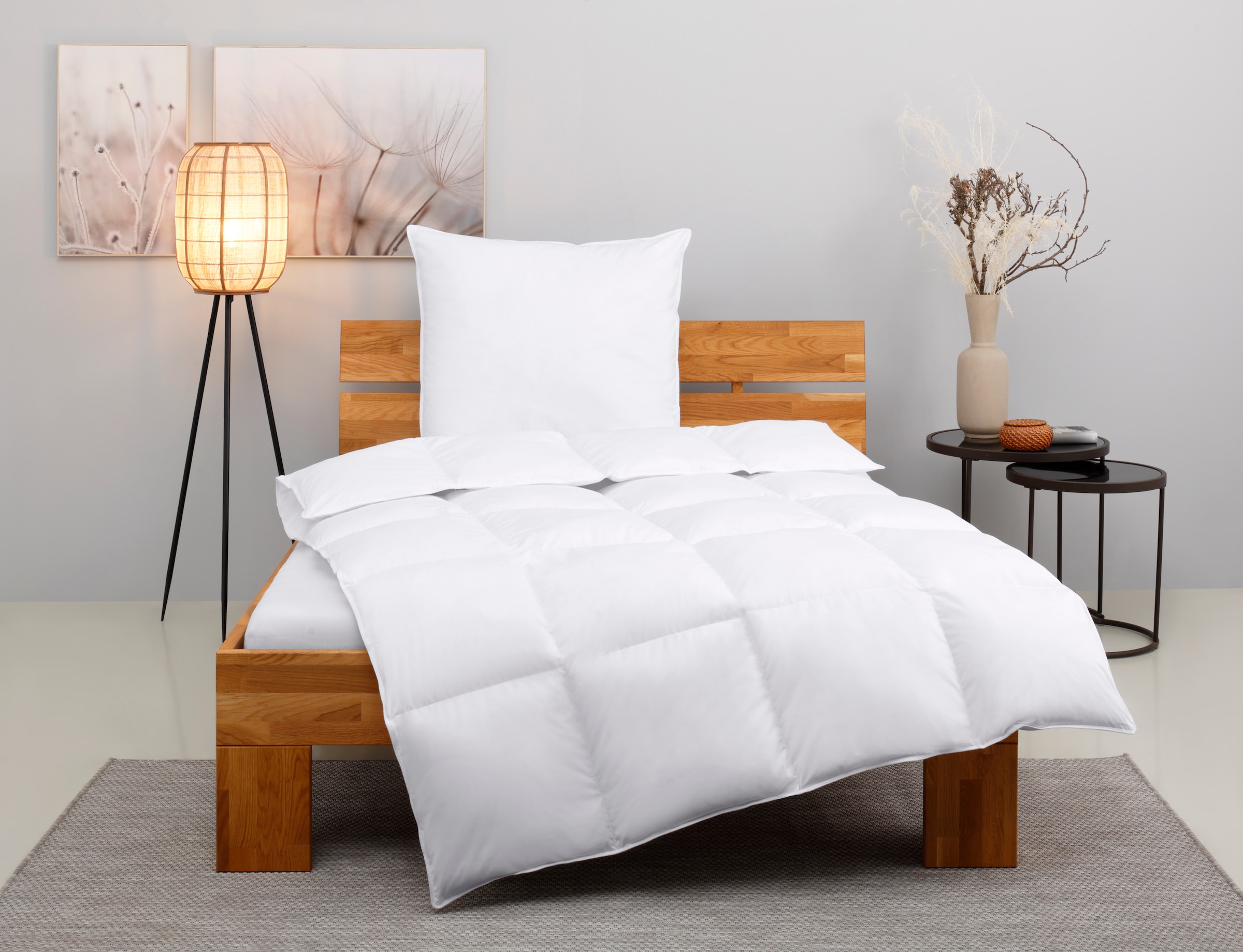 Home affaire Kunstfaserbettdecke + Kopfkissen »Taylore Set: 1 Bettdecke 135 günstig online kaufen