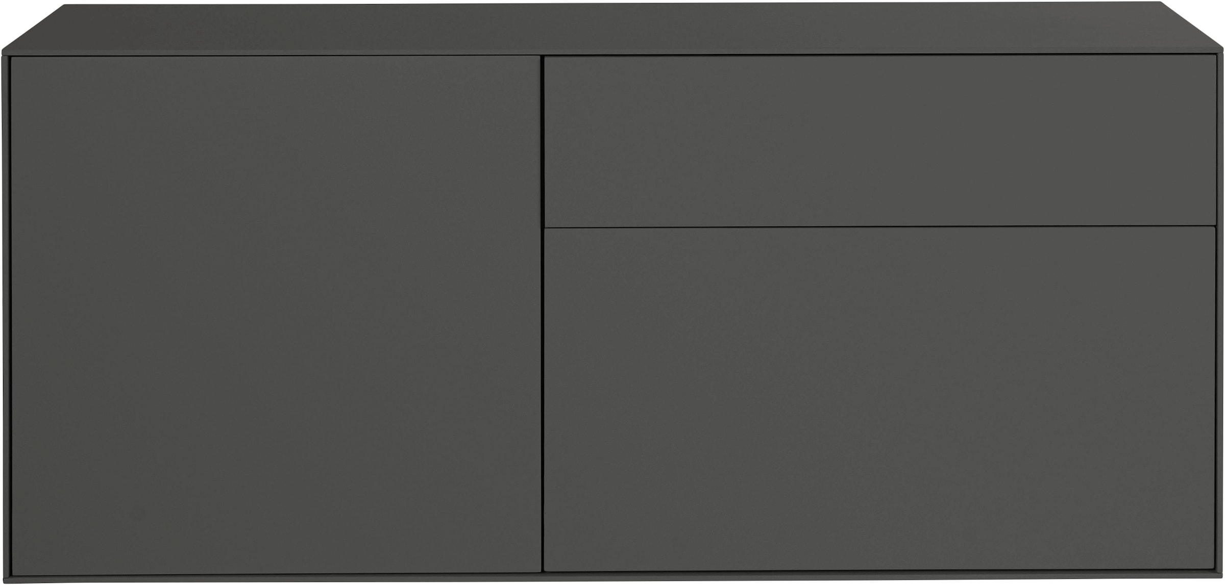 LeGer Home by Lena Gercke Lowboard »Essentials«, Breite: 127 cm, MDF lackiert, Push-to-open-Funktion
