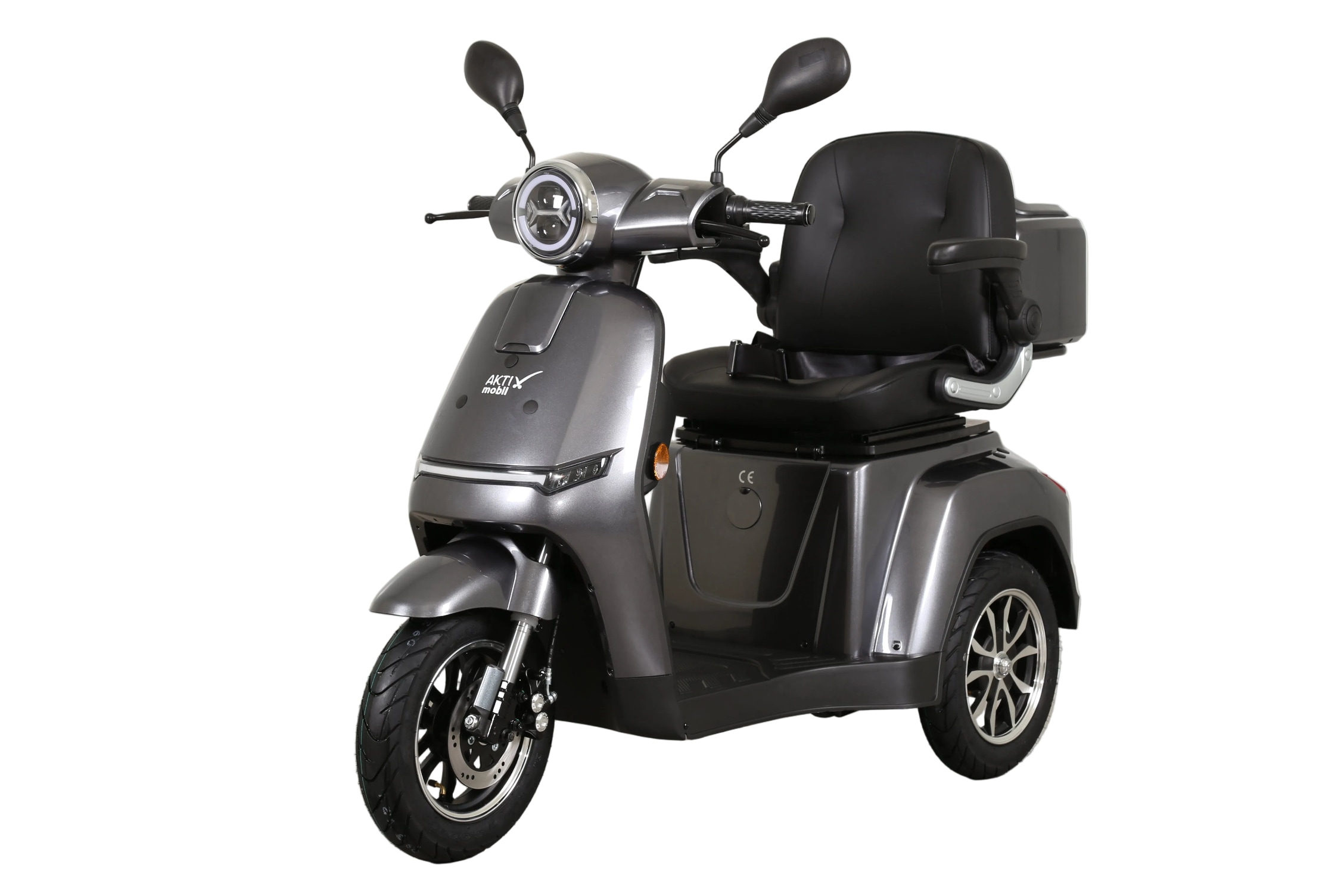 Aktiv mobil Elektromobil »AM E-Rider 1000, 25 km/h mit Topcase« 1.000 W 25 km/h Topcase mit Fassungsvermögen von ca. 25 l, Staufach mit ca. 19 l