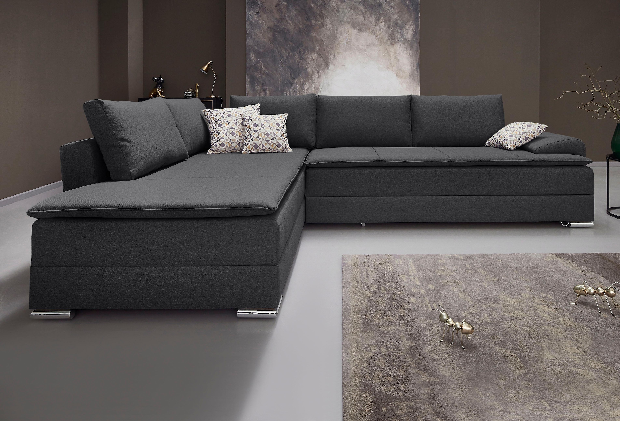 INOSIGN Ecksofa »Night & Day L-Form«, mit Boxspring Bettfunktion 180x200 cm günstig online kaufen