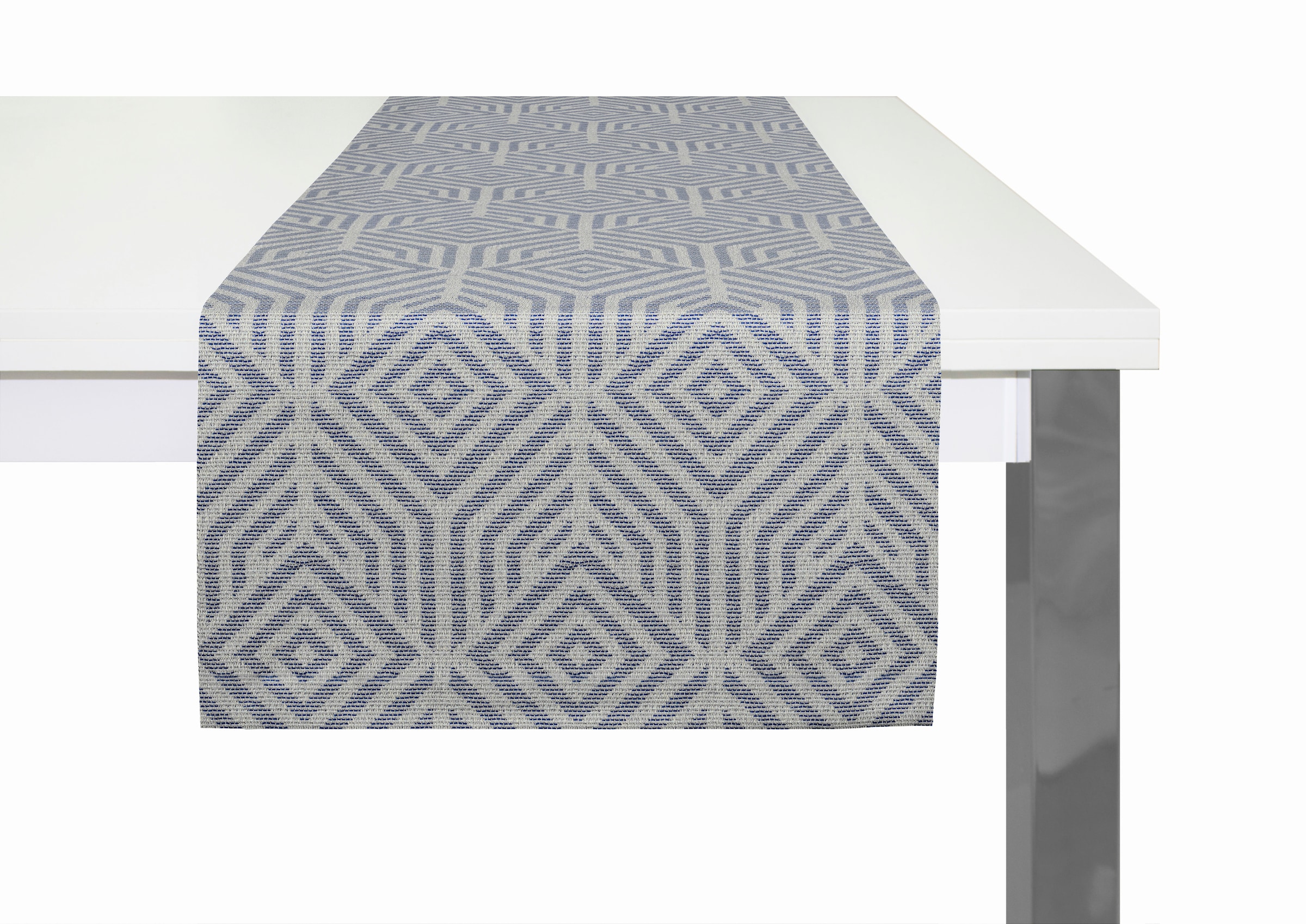 ADAM Tischläufer »Easy Diamond« dunkelblau Obermaterial: 100% Baumwolle B/L: 50 cm x 150 cm