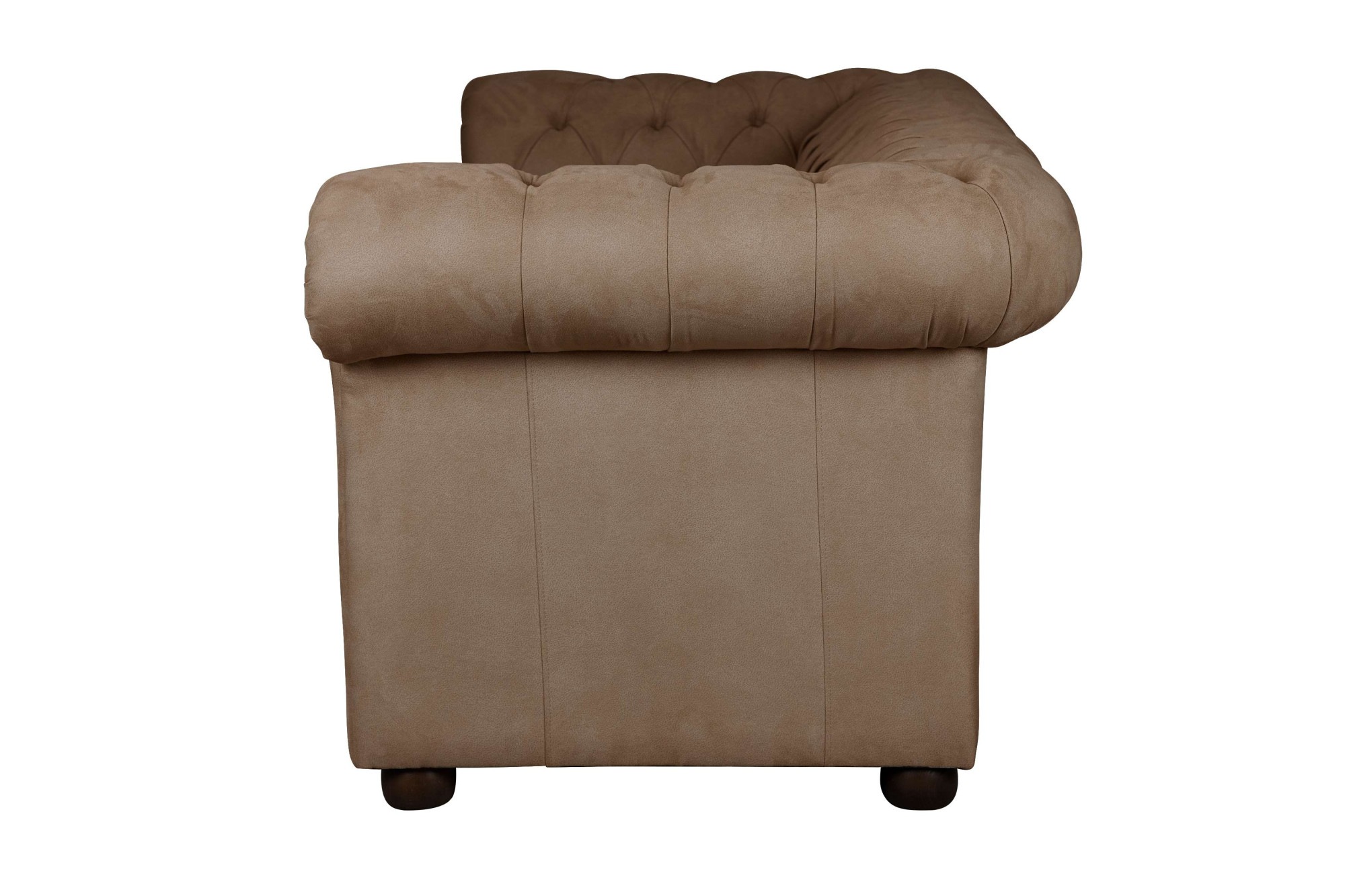 Home affaire 3-Sitzer »CHARENTE, optionale Schlafsofa, Chesterfield-Sofa, Bettfunktion«, mit edler Knopfheftung und typischen Armlehnen, B/T/H 198/89/74 cm