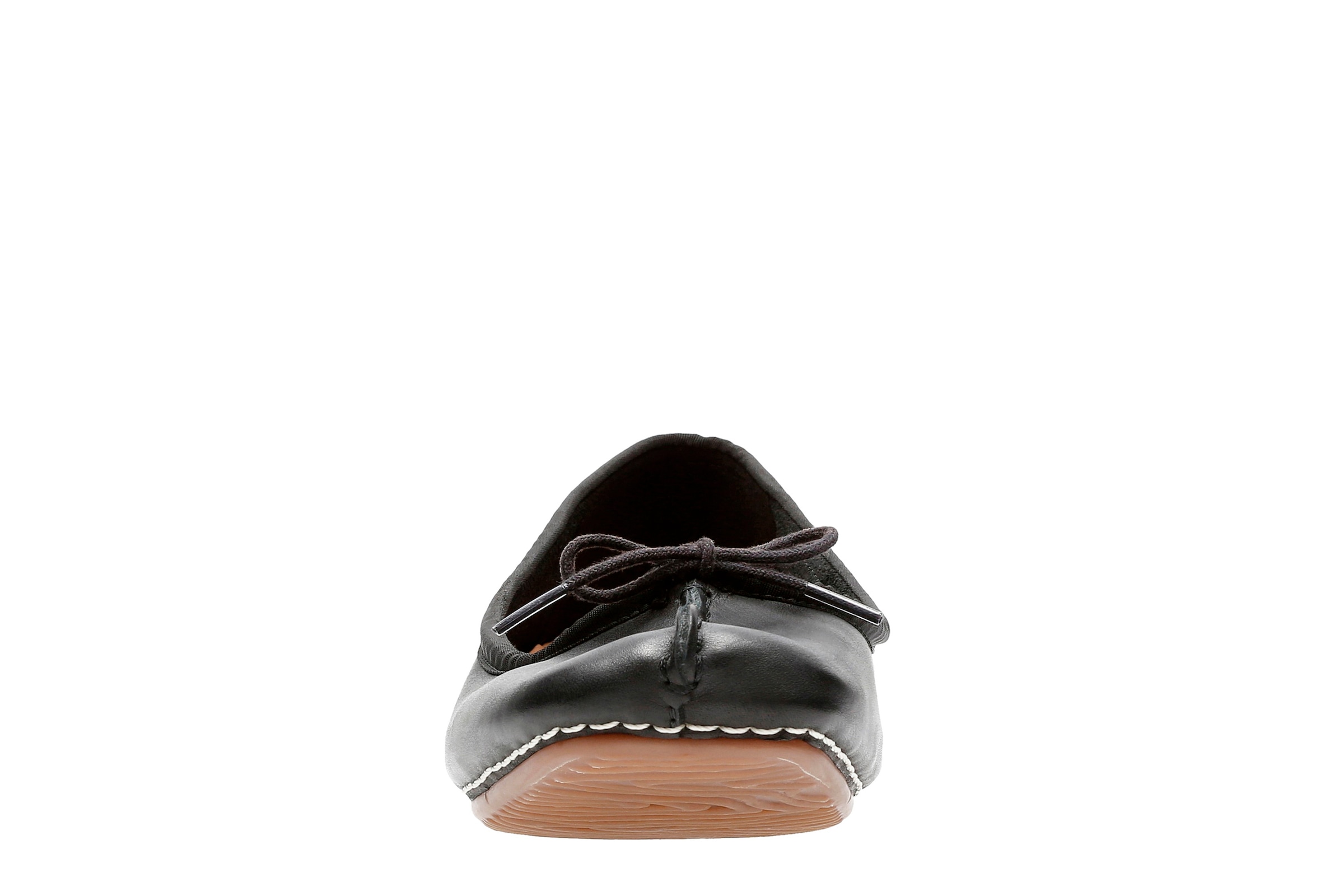 Clarks Ballerina »Freckle Ice«, Slipper, Flats, Flats, Slipper mit Schleifchen