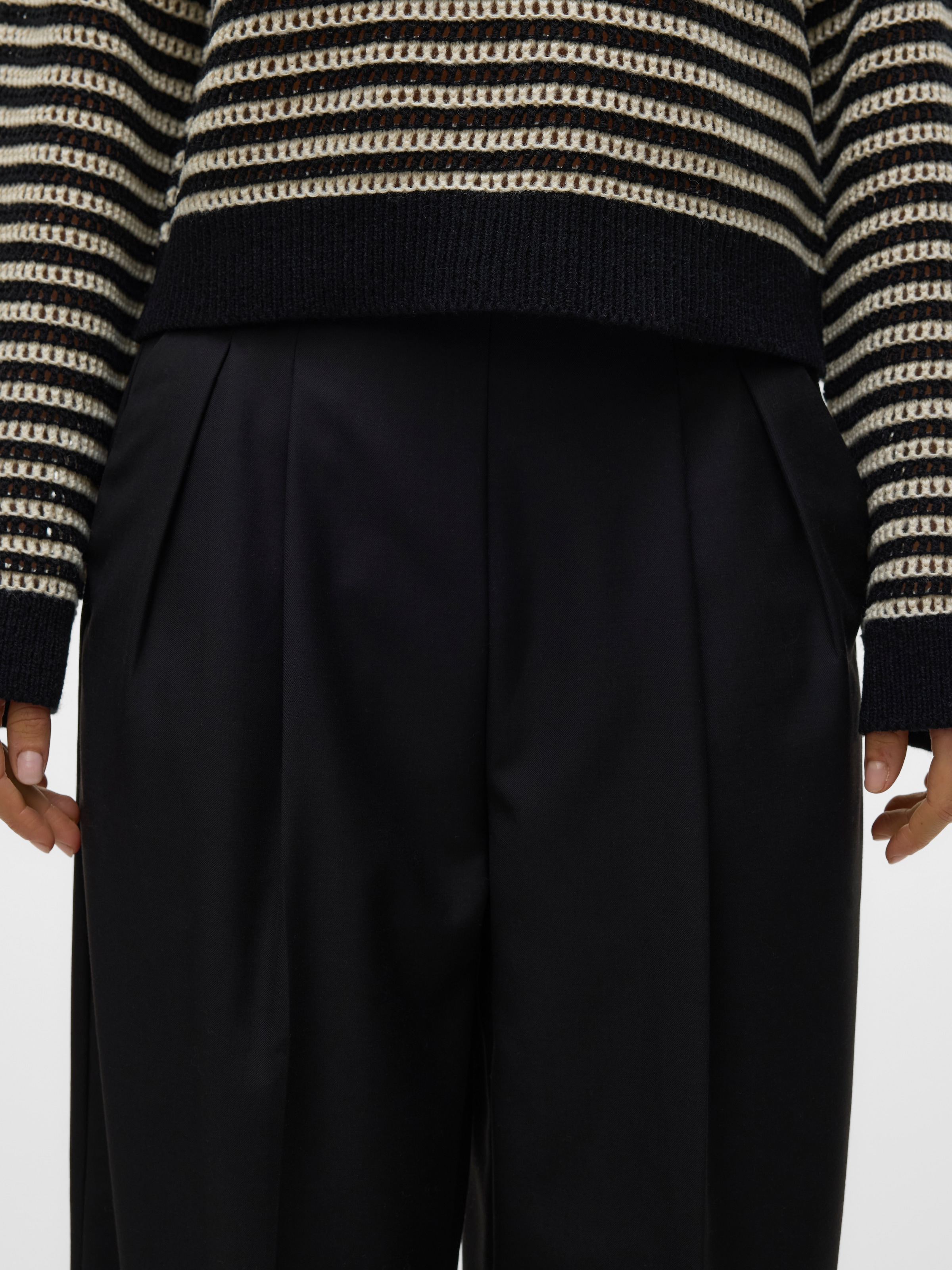 Vero Moda Anzughose »VMHAILEY HW WIDE PLEAT PANT NOOS«  Hose mit weitem Beinschnitt, High Waist Bund