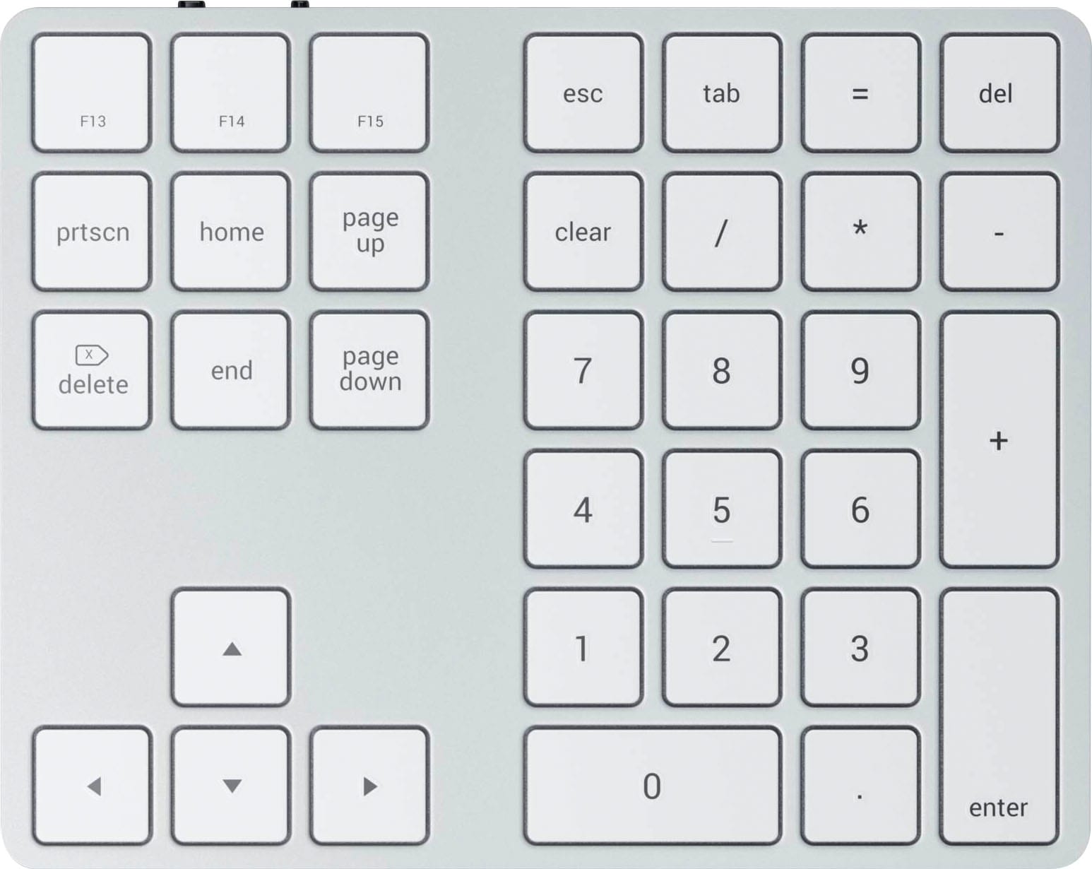 Satechi Tastatur »Bluetooth Extended Keypad«, (Funktionstasten-Ziffernblock)