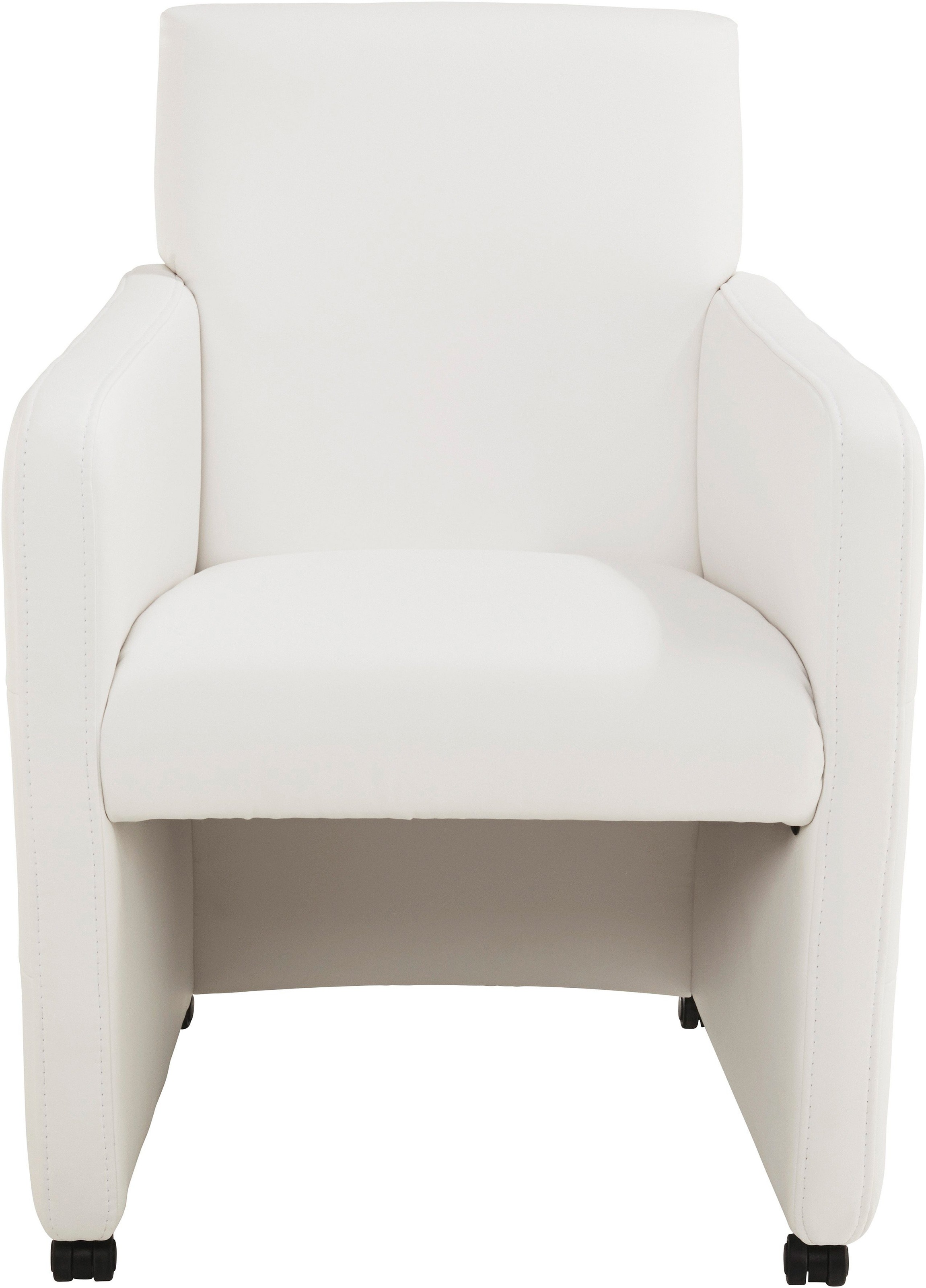 exxpo - sofa fashion Esszimmersessel »Barista, Loungesessel auf Rollen mit günstig online kaufen