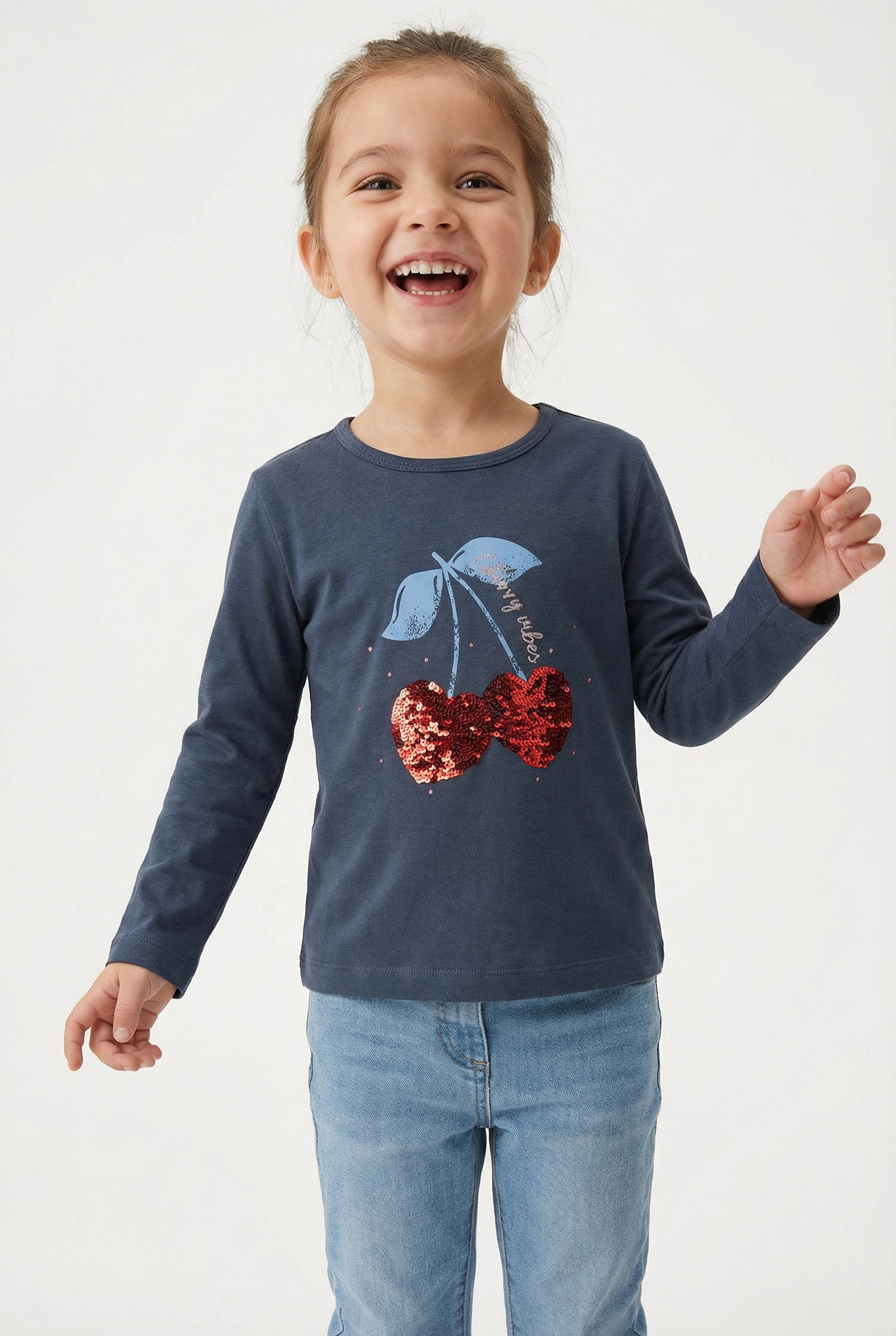 STACCATO Print-Shirt 2er Pack, bedruckt und mit Pailletten