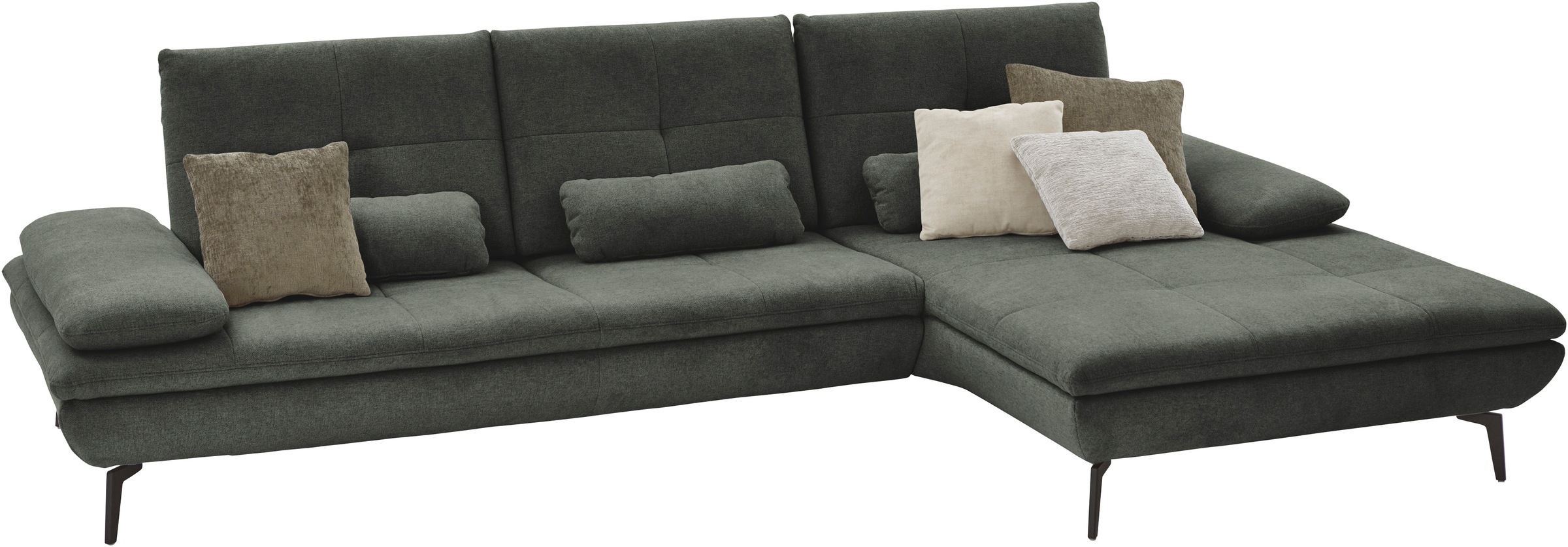 Die PlanBar Ecksofa »MP-IN23002 L-Form«, (2 St.), wahlweise mit Armteil- und Sitztiefenverstellung