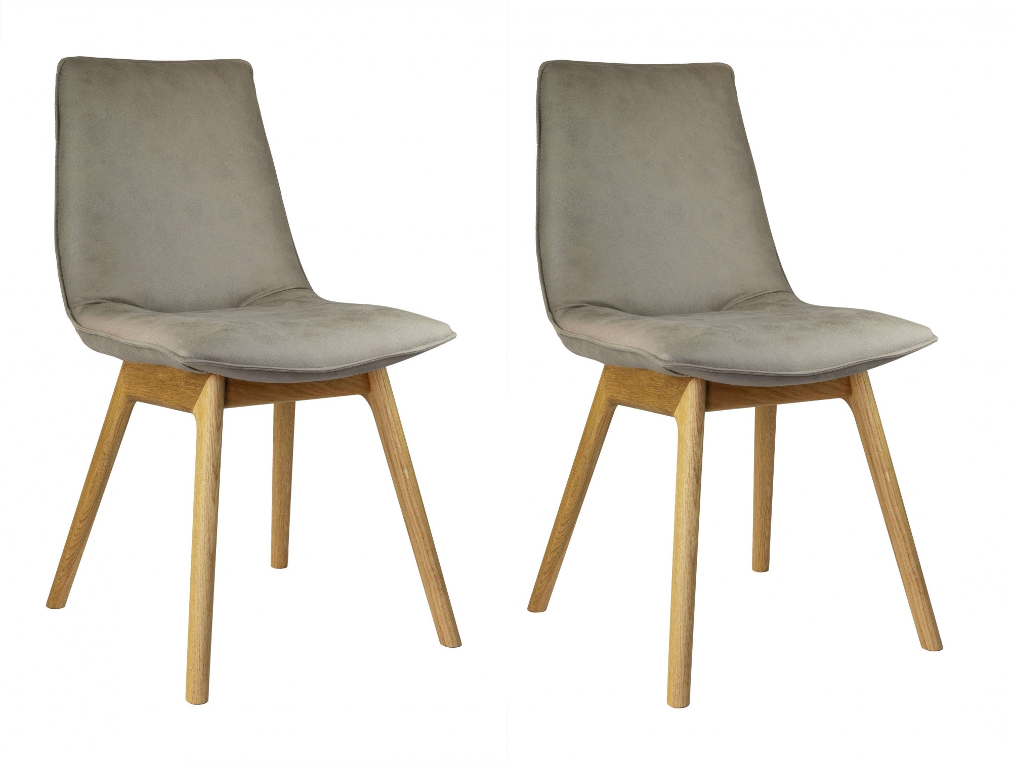 andas Esszimmerstuhl »Ramon«, (Set), 2 St., Microfaser, mit Massivholzbeine günstig online kaufen