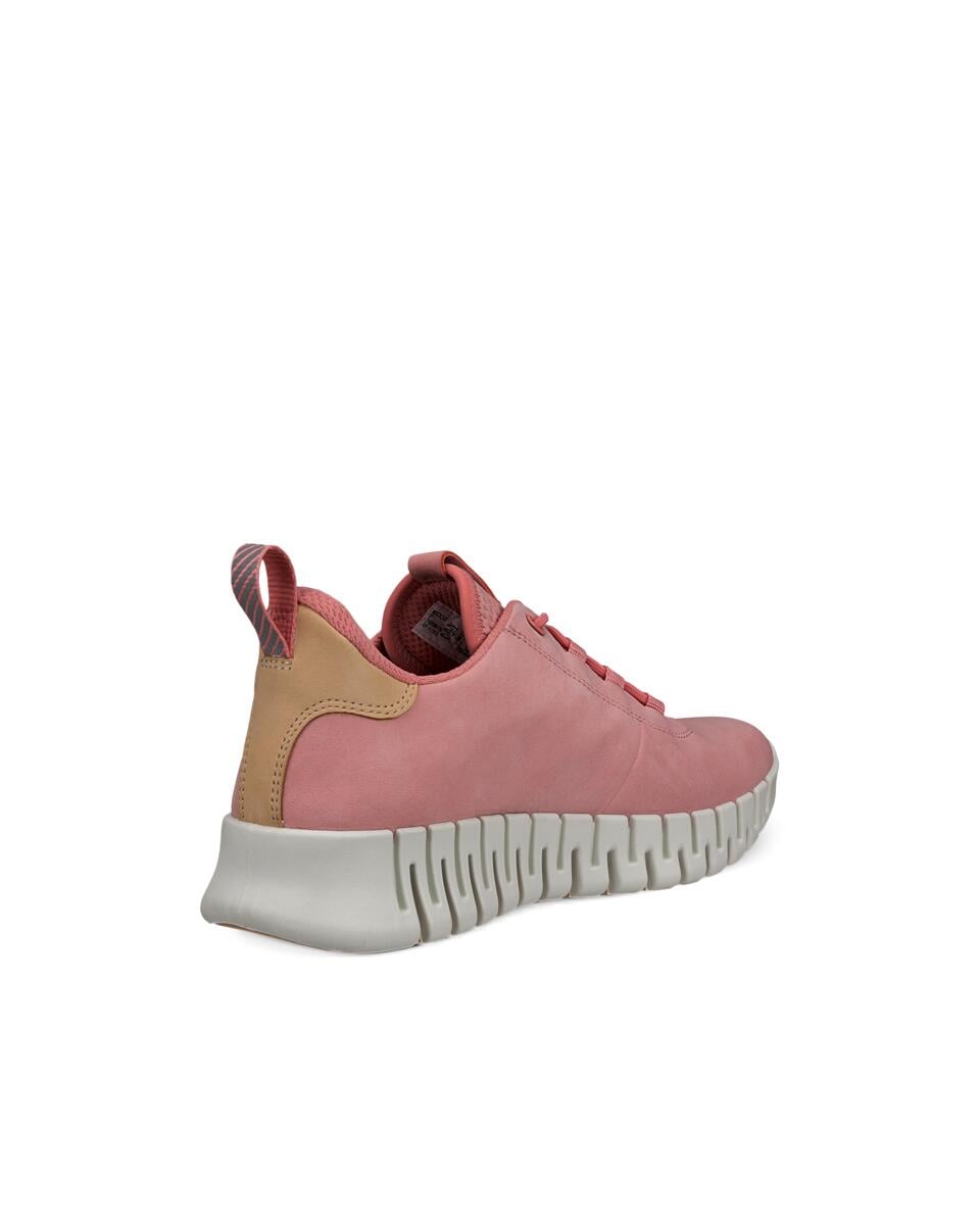 Ecco Slip-On Sneaker »GRUUV W«, Schlupfschuh, Freizeitschuh, Halbschuh mit elastischen Schnürsenkeln
