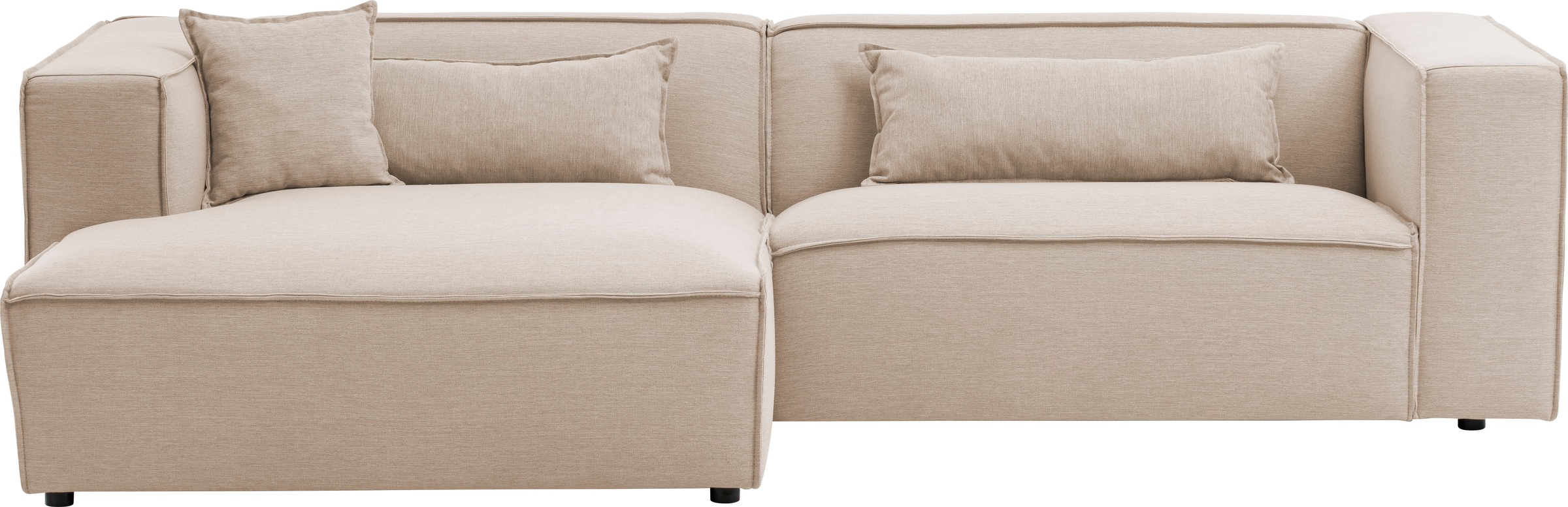 LeGer Home by Lena Gercke Ecksofa »PIARA mit Kedernaht in Cord oder Leineno günstig online kaufen