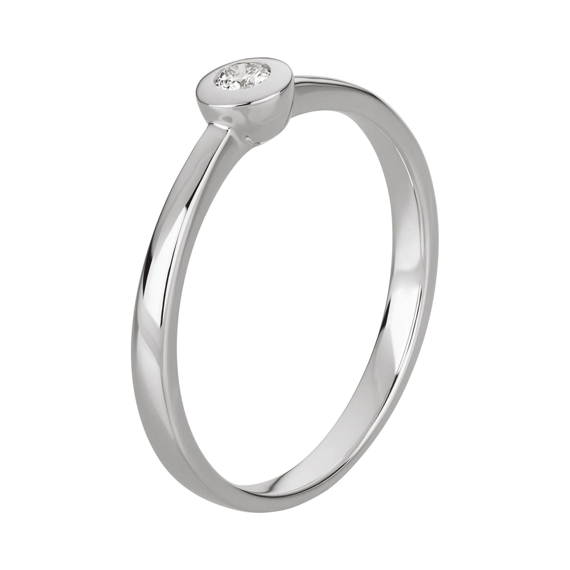 Orolino Fingerring »750 Gold 1x Brillant 0,07ct.«