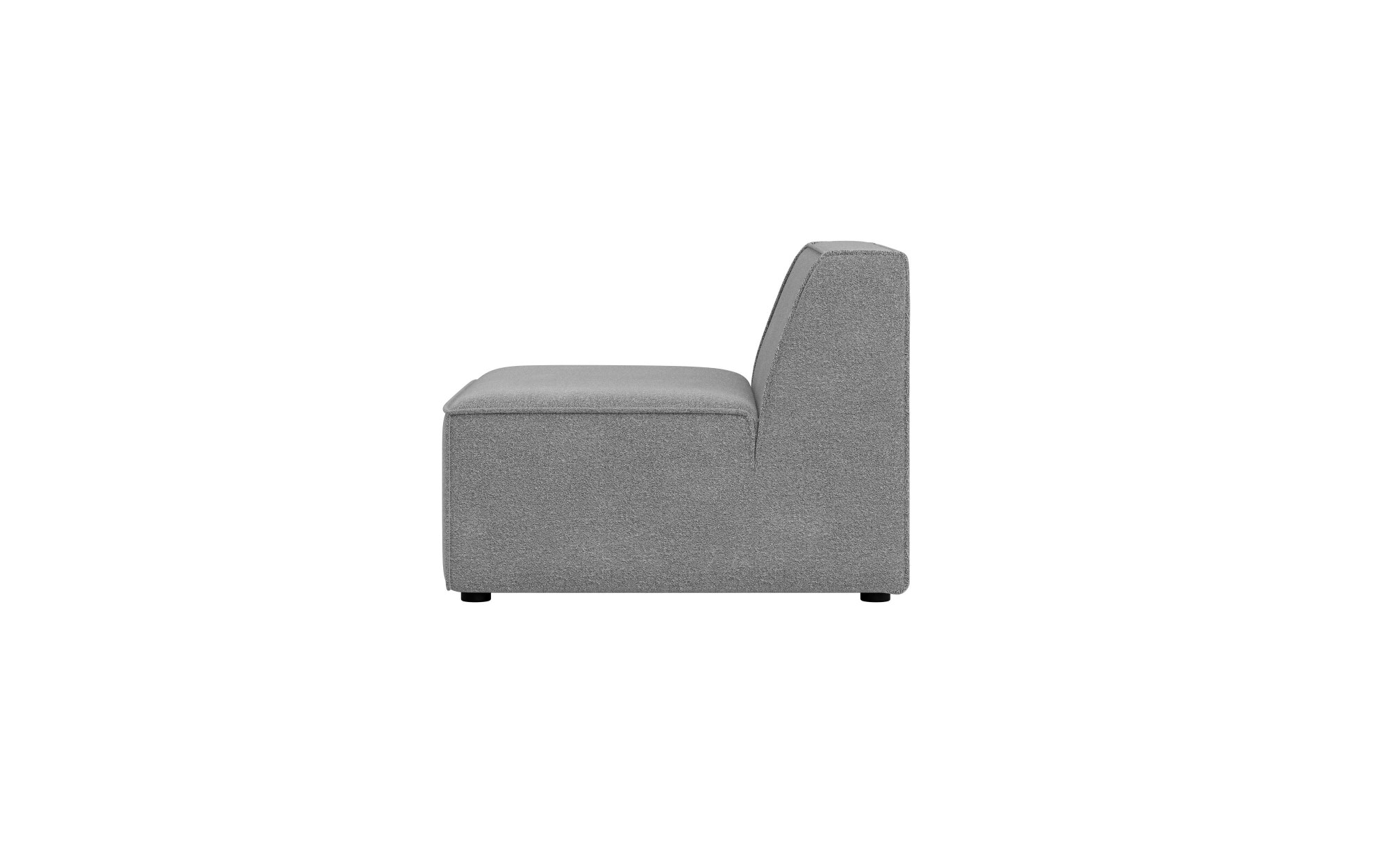 INOSIGN Sessel »Bequemer Sessel Cavan, Maße B/T/H: 90/90/72 cm«, ohne Armlehne, mit Wellenunterfederung, auch in Bouclé