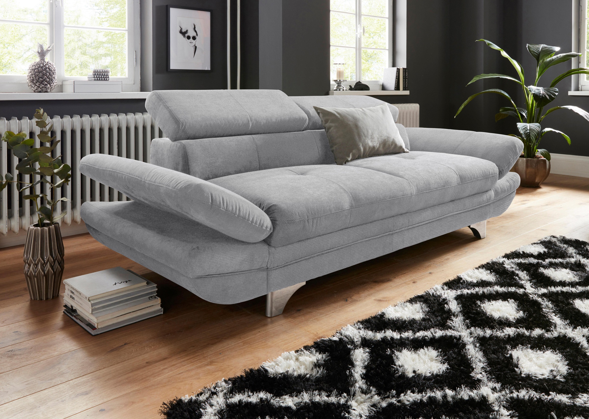 COTTA 3-Sitzer »Enterprise«, Big-Sofa, mit Armteilverstellung & Kopfteilver günstig online kaufen