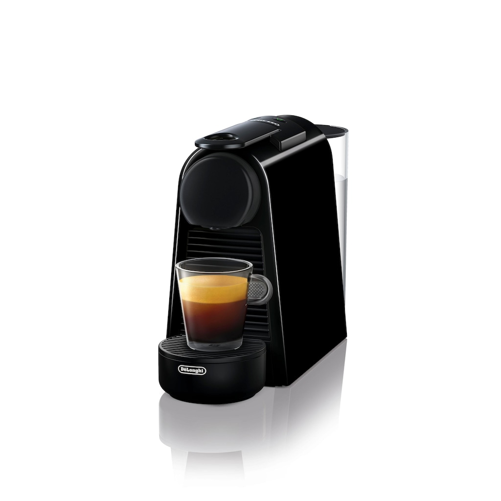 Nespresso Kapselmaschine »Essenza Mini Bundle EN85.BAE von DeLonghi, Black«, inkl. Aeroccino Milchaufschäumer, Willkommenspaket mit 14 Kapseln