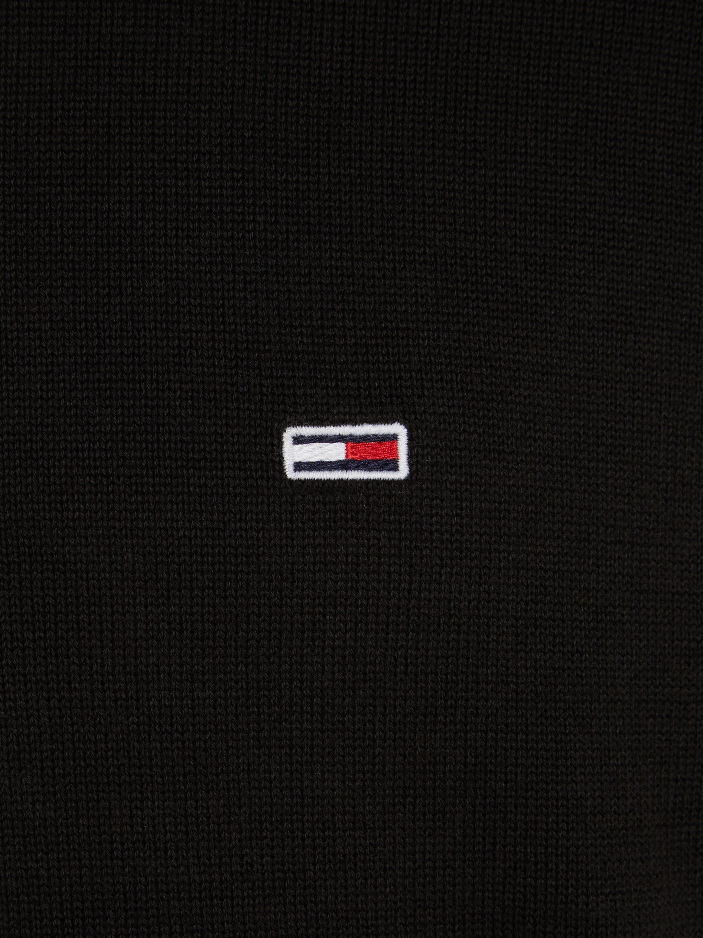 Tommy Jeans Rundhalspullover »TJM SLIM ESSENTIAL LIGHT SWEATER«, mit Flag-Patch