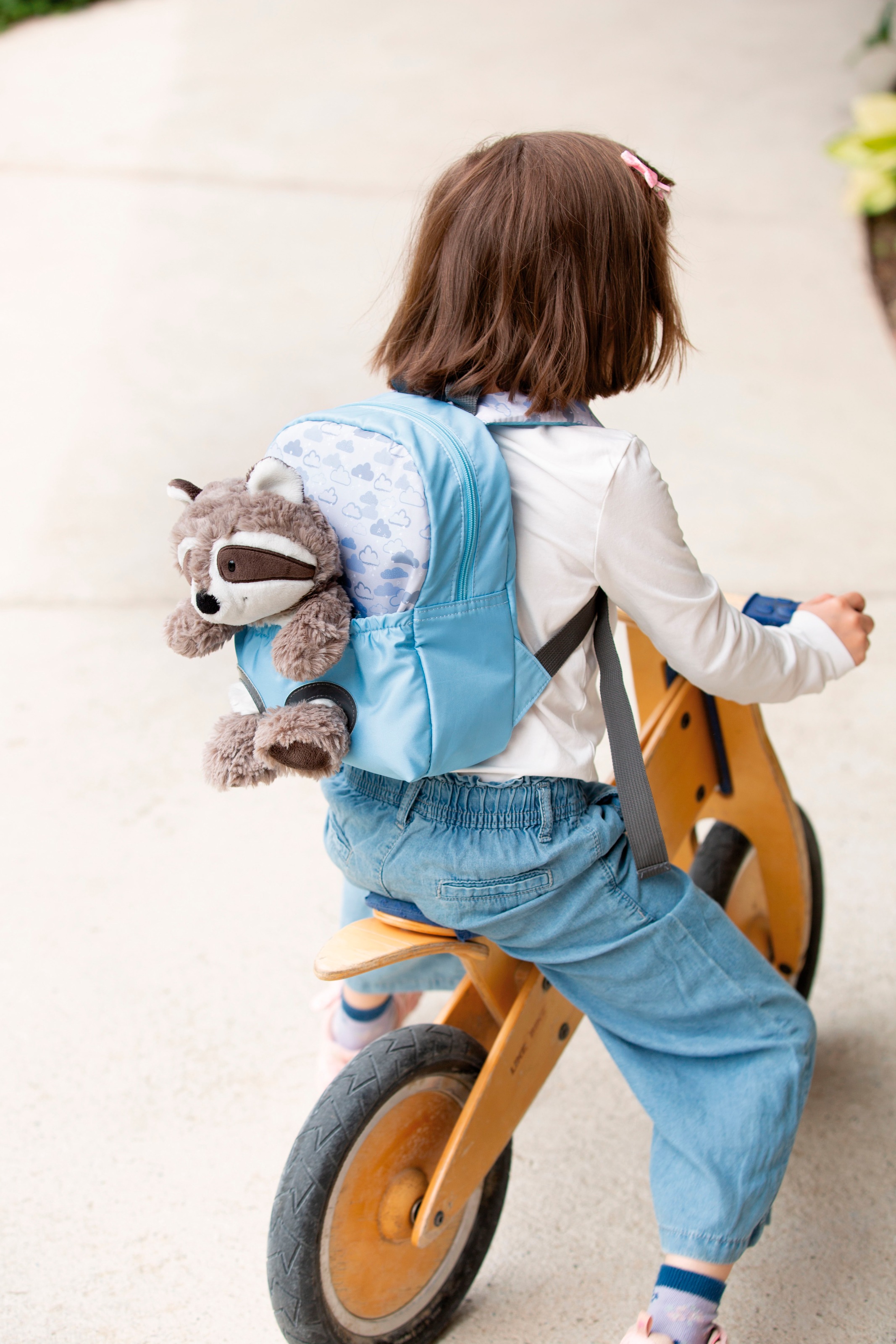 Nici Kinderrucksack »Travel Friends, Rucksack mit Plüsch Waschbär, 25 cm«