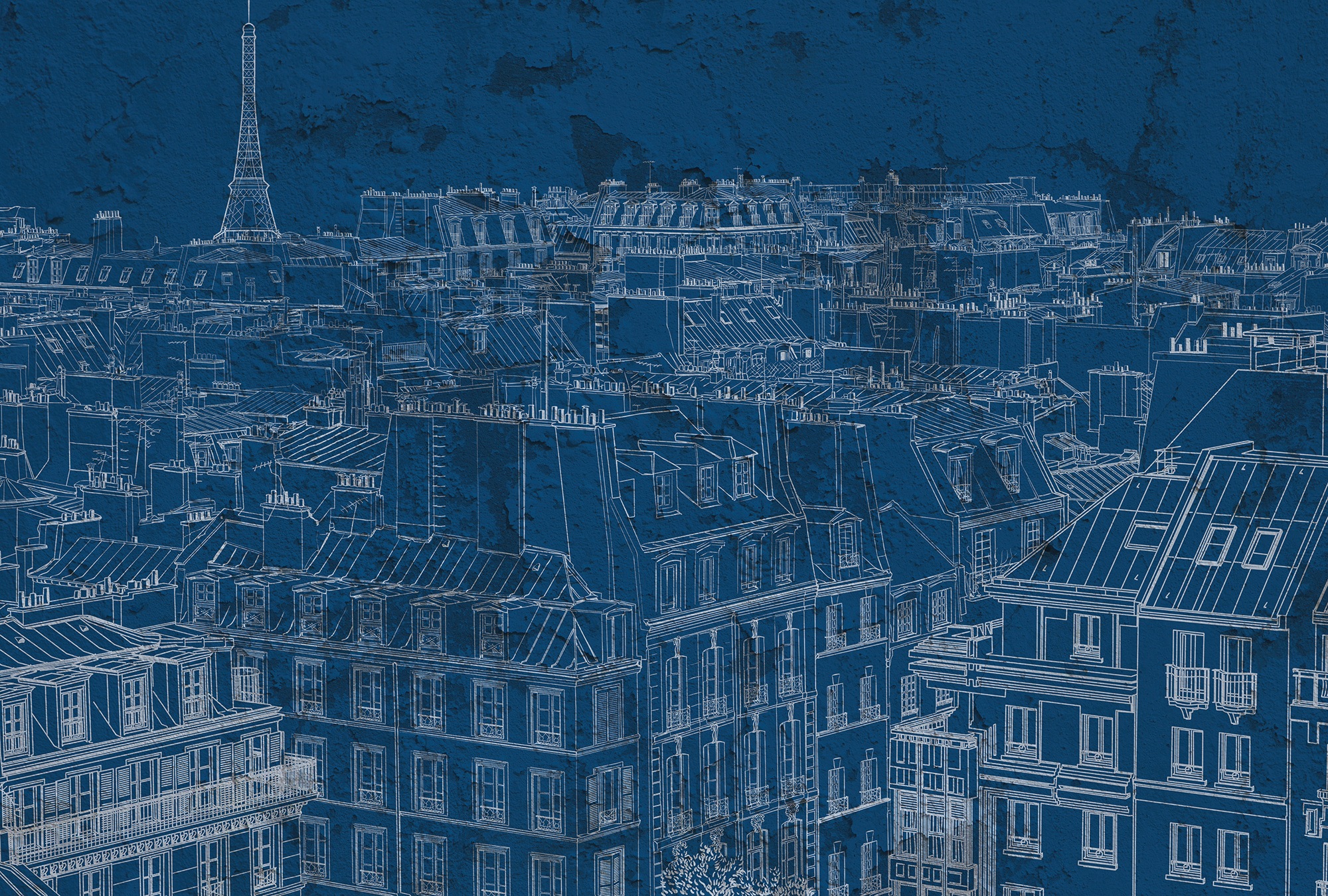 Architects Paper Fototapete »Atelier 47 View of Paris 1« Stadt glatt Vlies, günstig online kaufen