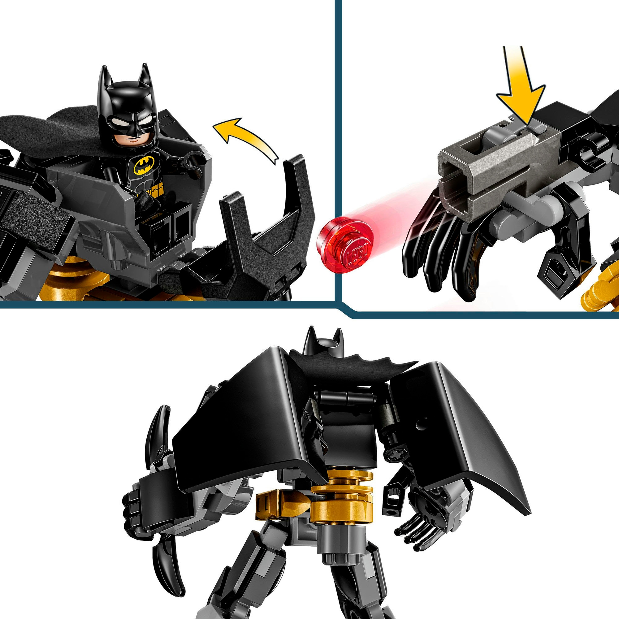 LEGO® Konstruktionsspielsteine »Batman™ Mech (76270), LEGO Super Heroes«, (140 St.), Made in Europe