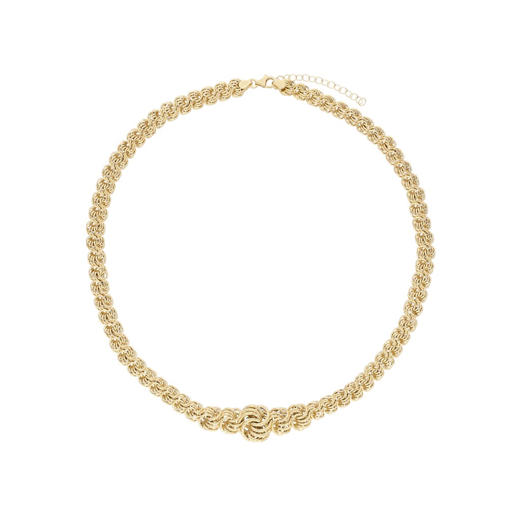 Firetti Goldkette »Schmuck Geschenk Gold 585, Rosenkette, ca. 14,5 breit«