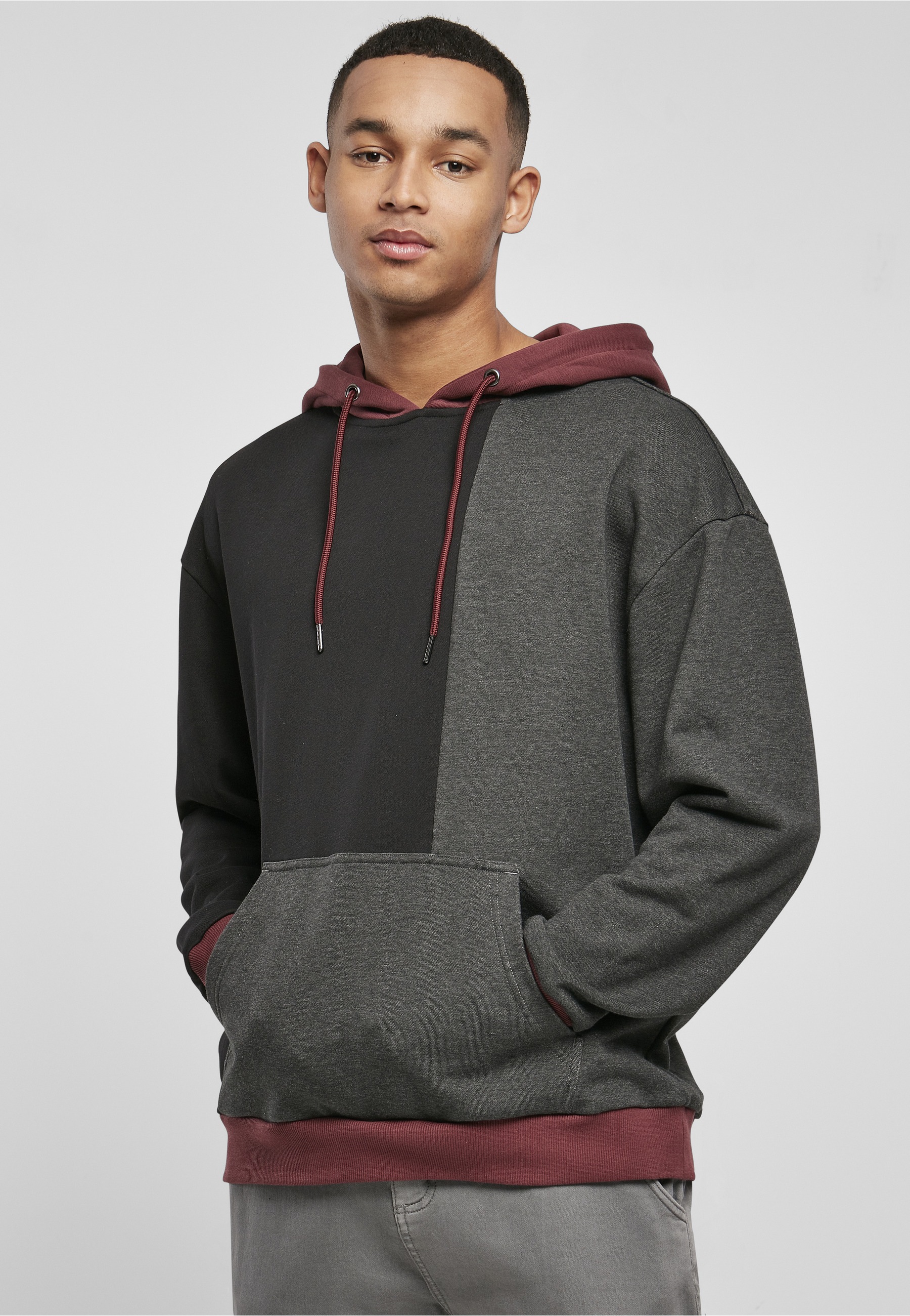URBAN CLASSICS Kapuzenpullover »Urban Classics Herren Oversized Color Block Hoody« 1 Stk.