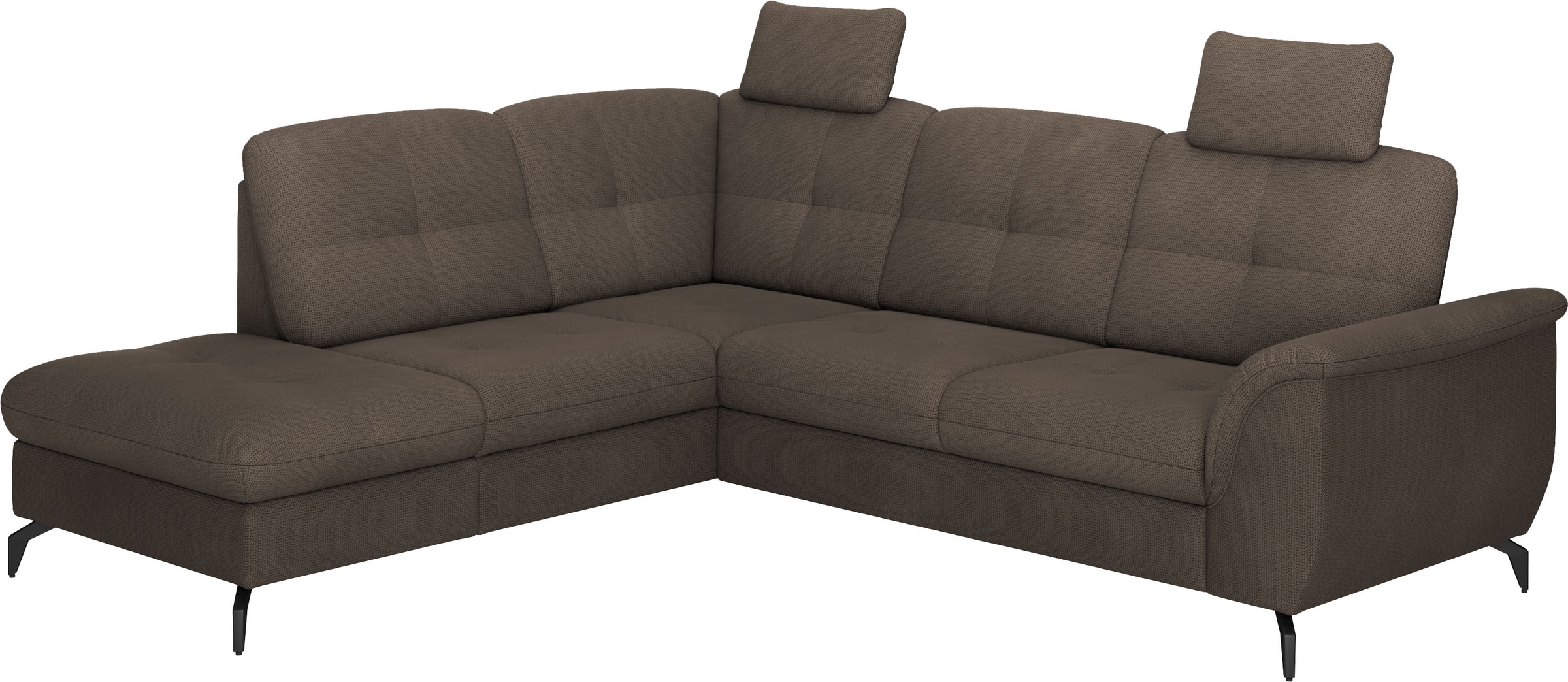 sit&more Ecksofa »Zora L-Form«, wahlweise mit Bettfunktion und Bettkasten