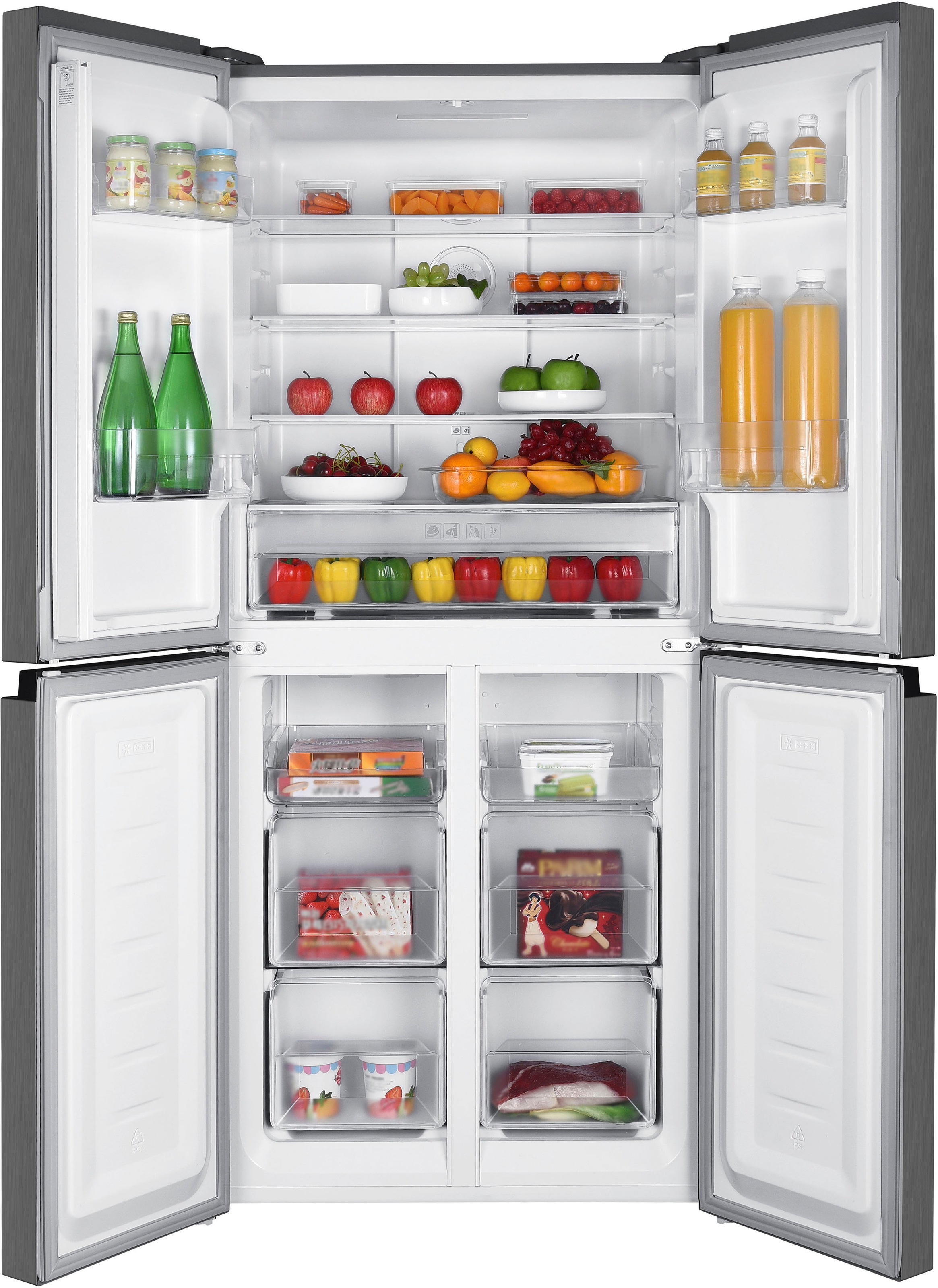 Hanseatic Multi Door »HCDD18080EI«, NoFrost, Display, Türalarm günstig online kaufen