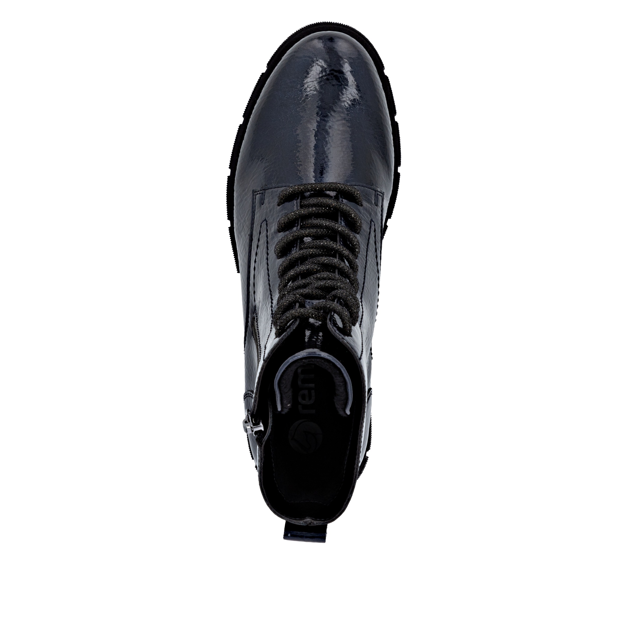 Remonte Schnürstiefelette, Schnürboots, Stiefelette, Profilsohle, mit Glitzer-Schnürsenkel