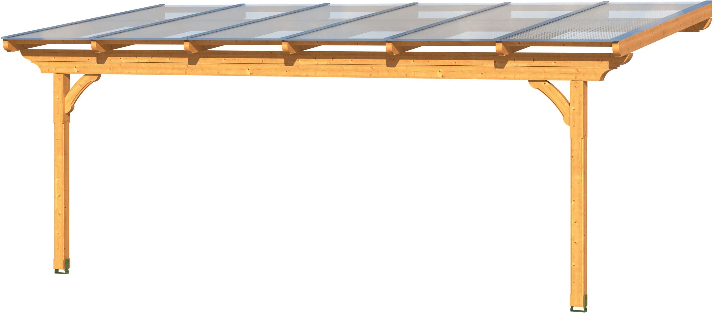 SKANHOLZ Terrassendach »Ravenna« Douglasie Nussbaum