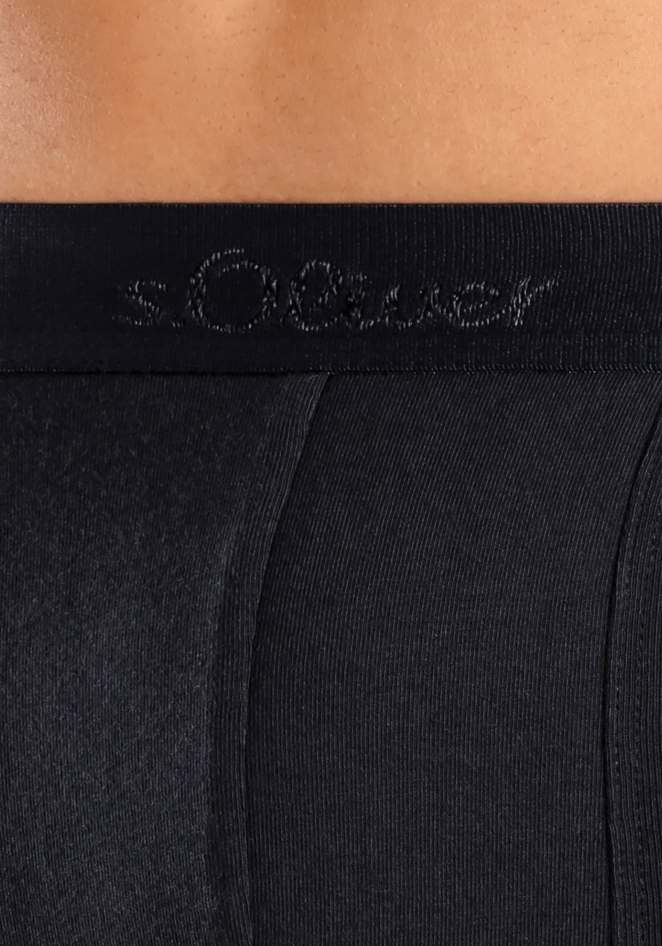 s.Oliver Boxershorts, (Packung, 2 St.), in Hipster-Form aus weichem Modal