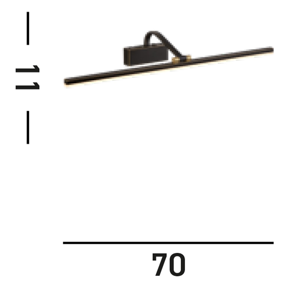 Searchlight Bilderleuchte »Bilbao Picture Light« LED-Modul 1 Stk. Warmweiß