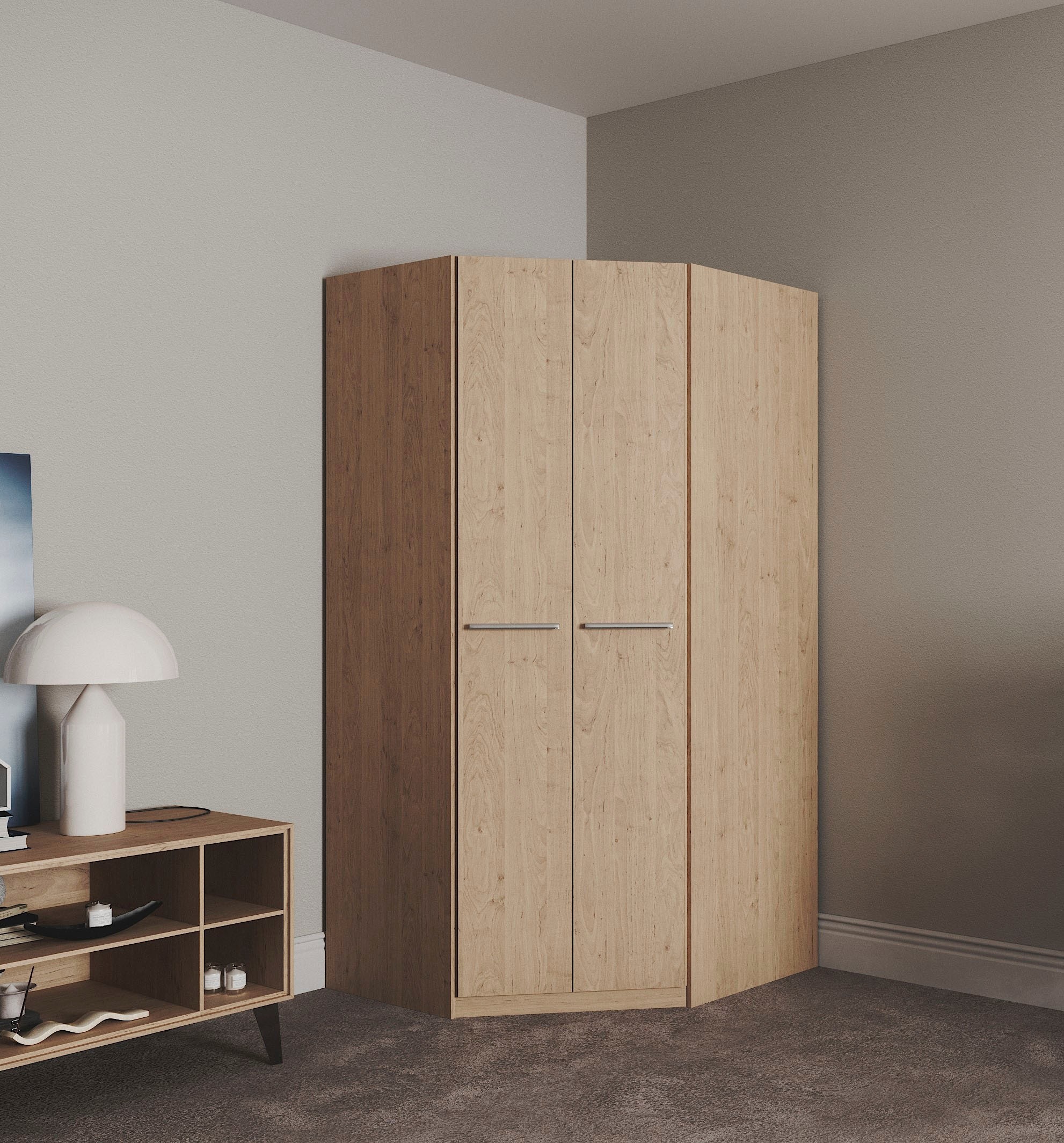 priess Eckkleiderschrank "Barcelona Kleiderschrank Ecklösung Raumwunder" in günstig online kaufen