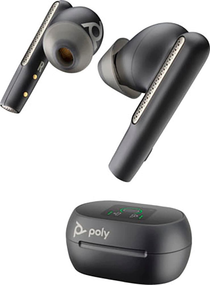 Poly Wireless-Headset »BT Headset Voyager Free 60+ UC USB-C/A«, Bluetooth, Active Noise Cancelling (ANC), Active Noise Canceling