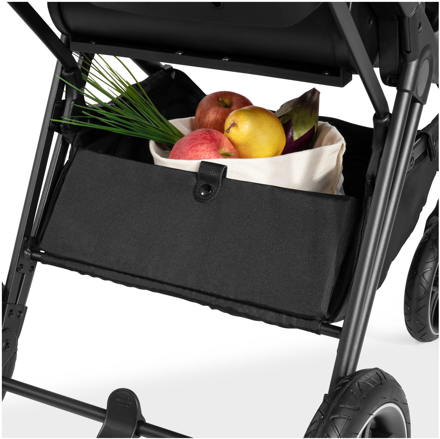 Hauck Kombi-Kinderwagen »Vision X, black/black«, 25 kg, mit Babywanne und Sportwagenaufsatz