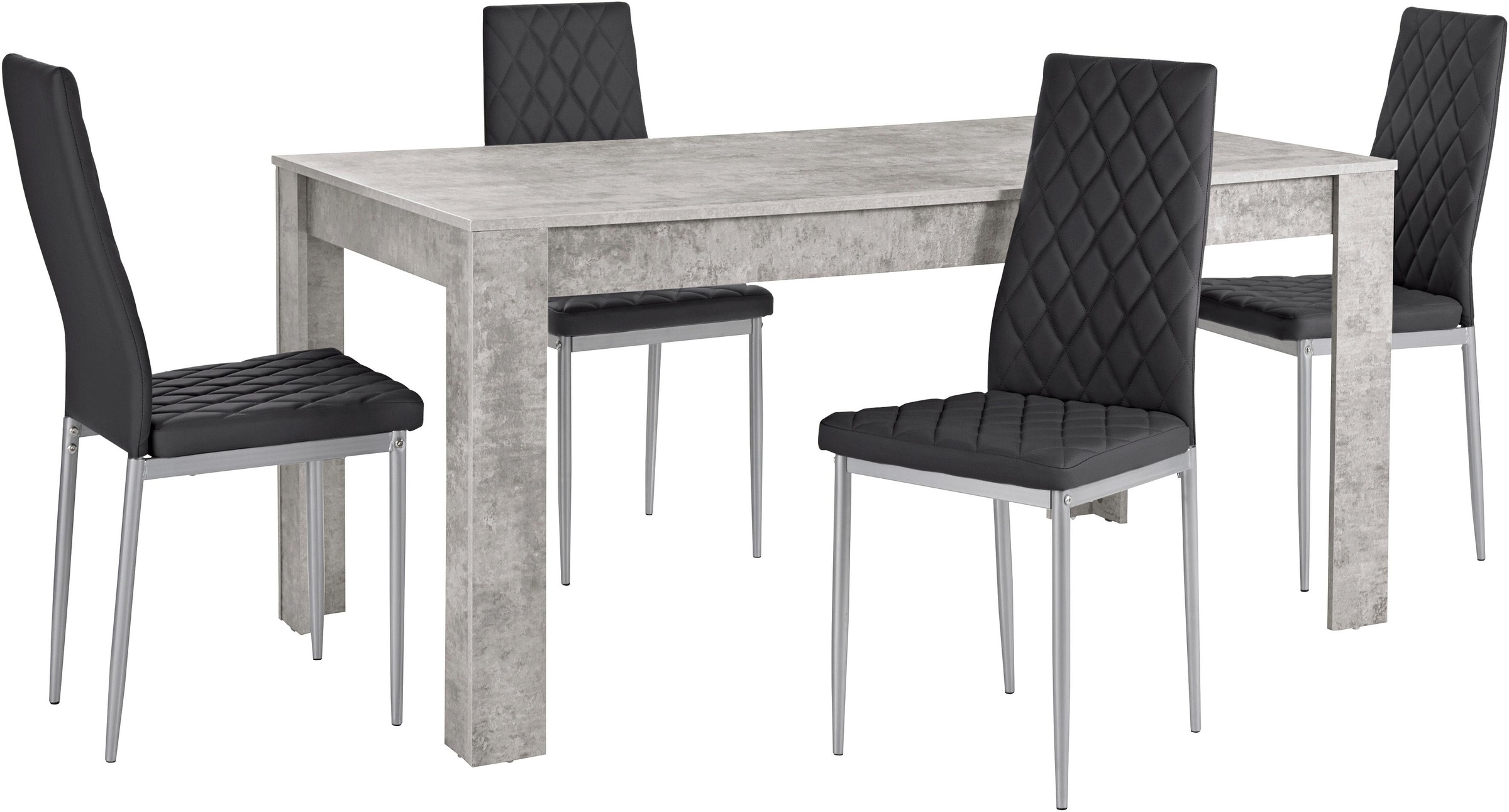 INOSIGN Essgruppe »Lynn160/Brooke« Set, Set: Tisch mit 4 Stühlen günstig online kaufen