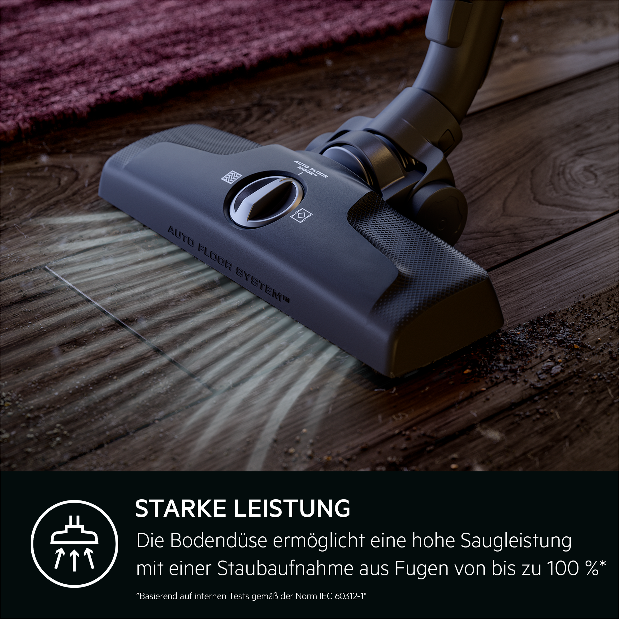 AEG Bodenstaubsauger »HYGIENIC 6000 (AB61H6SW)« 850 W mit Beutel hohe Saugleistung, inkl. Zusatzdüsen, 50 % Recyclingkunststoff