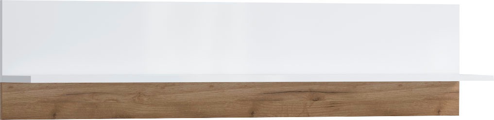 Places of Style Wandregal »Stela«, weiss UV-lackierte Front, Breite: 139 cm günstig online kaufen