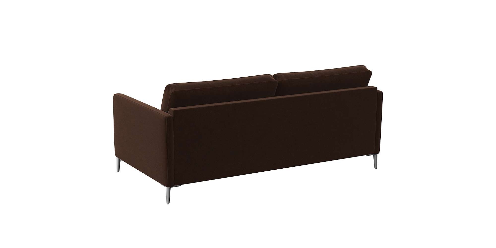 FLEXLUX 2,5-Sitzer »Fiore, super Sitzkomfort durch Kaltschaum im Sitz«, schmale Armlehnen, Füße Alu