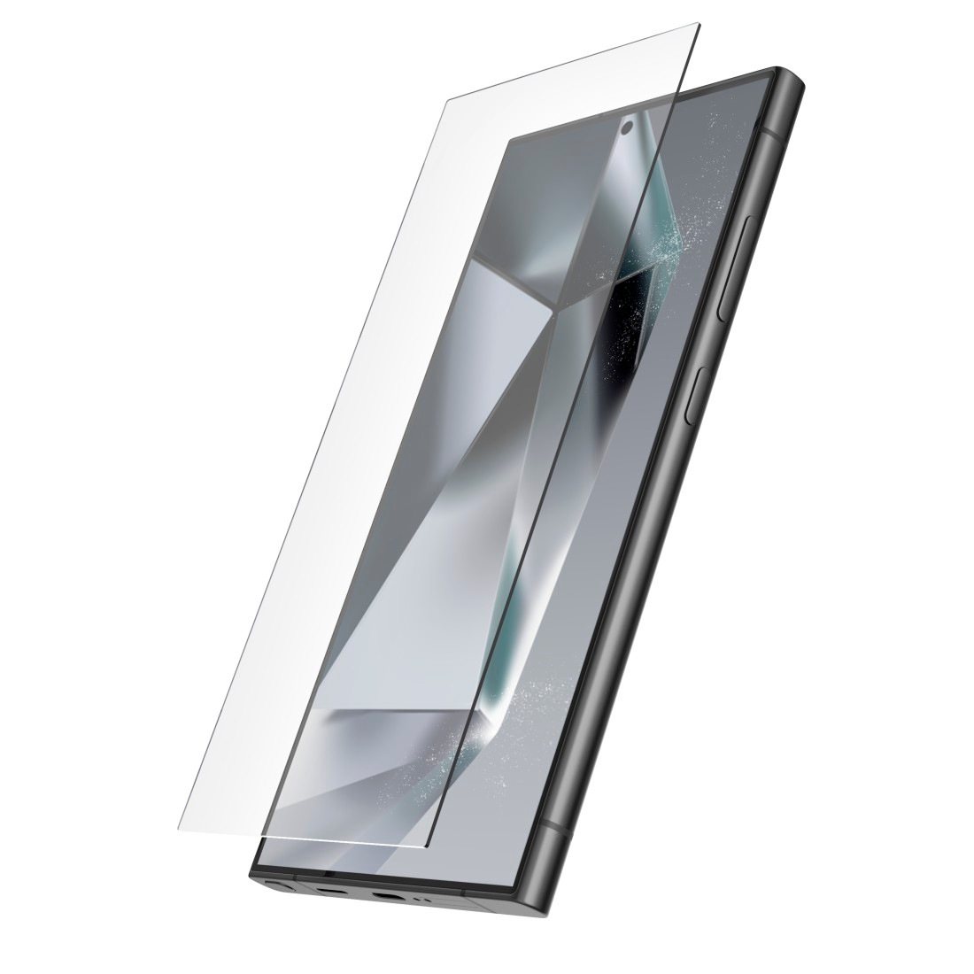 Hama Displayschutzglas »Displayschutz f Galaxy S24 Ultra (Panzerglas, ultraklar, Montagehilfe)«, für Samsung Galaxy S24 Ultra