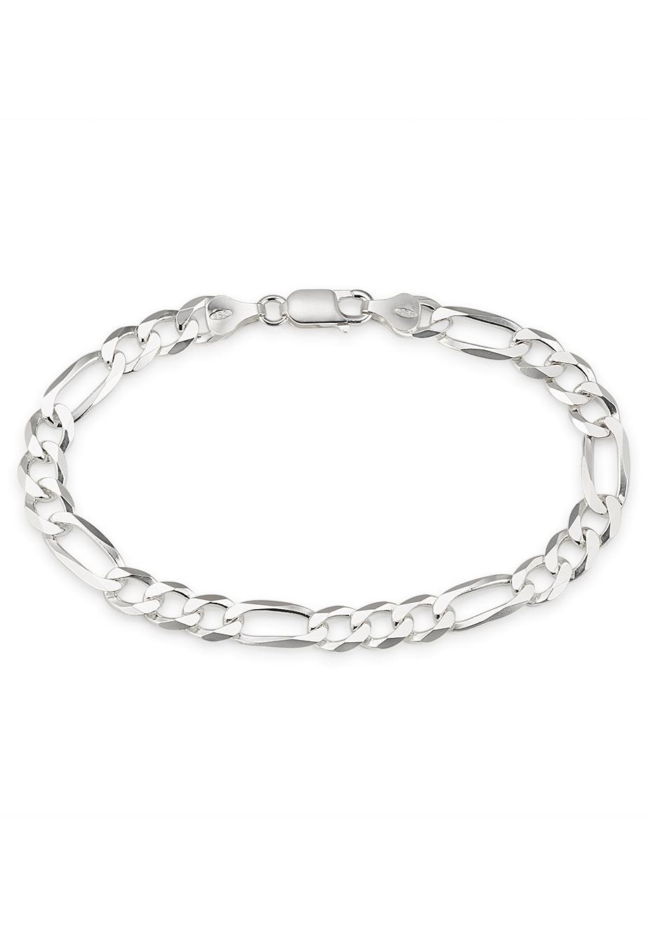 Figarokette Banani Silber« Silberarmband bestellen im »Schmuck Armkette breit Online-Shop Bruno Geschenk,