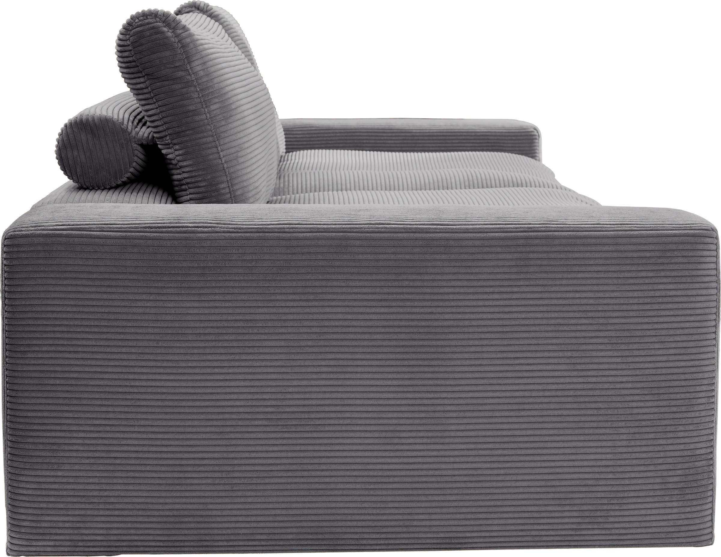 alina Big-Sofa »Sandy«, 266 cm breit und 123 cm tief, in modernem Cordstoff