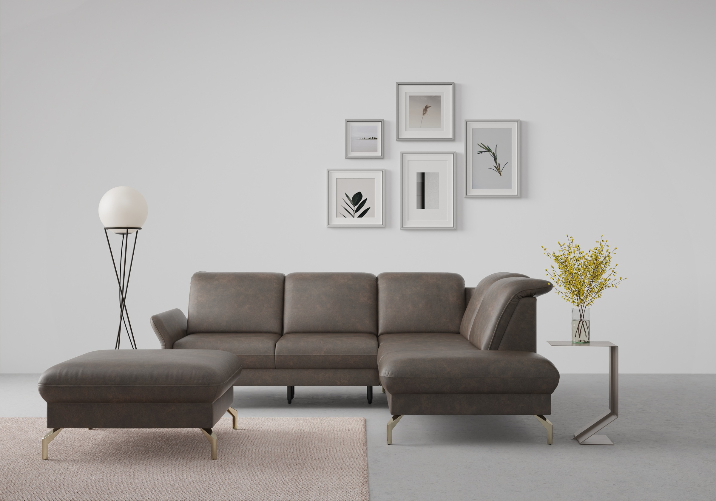 sit&more Ecksofa Fashion L-Form, wahlweise mit Kopfteilverstellung, Vorzieh günstig online kaufen