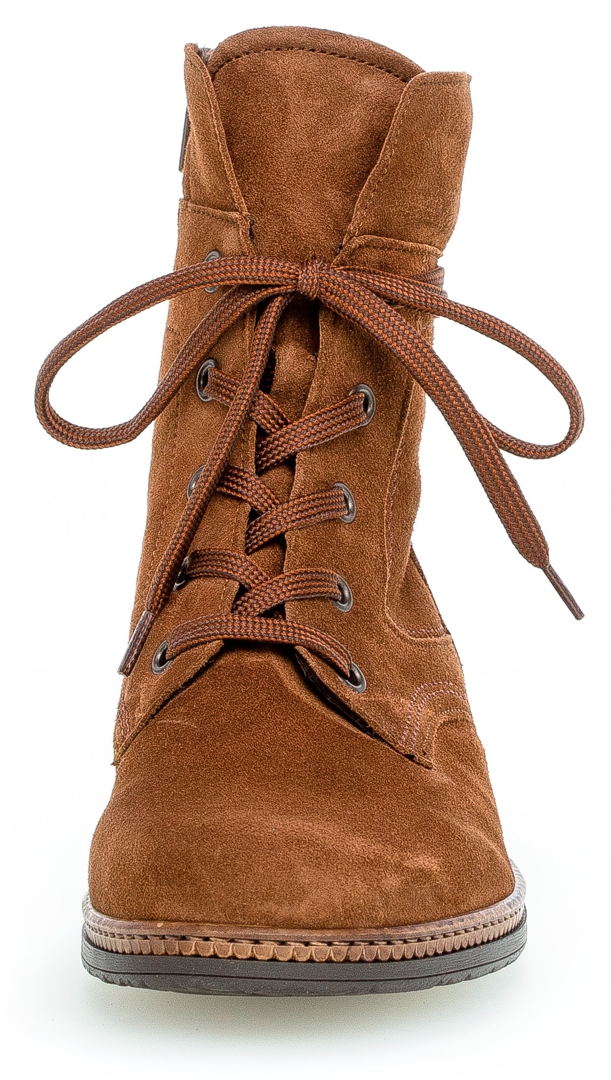 Gabor Schnürboots, Blockabsatz, Schnürstiefelette mit schaftumwickelenden Schnürsenkeln