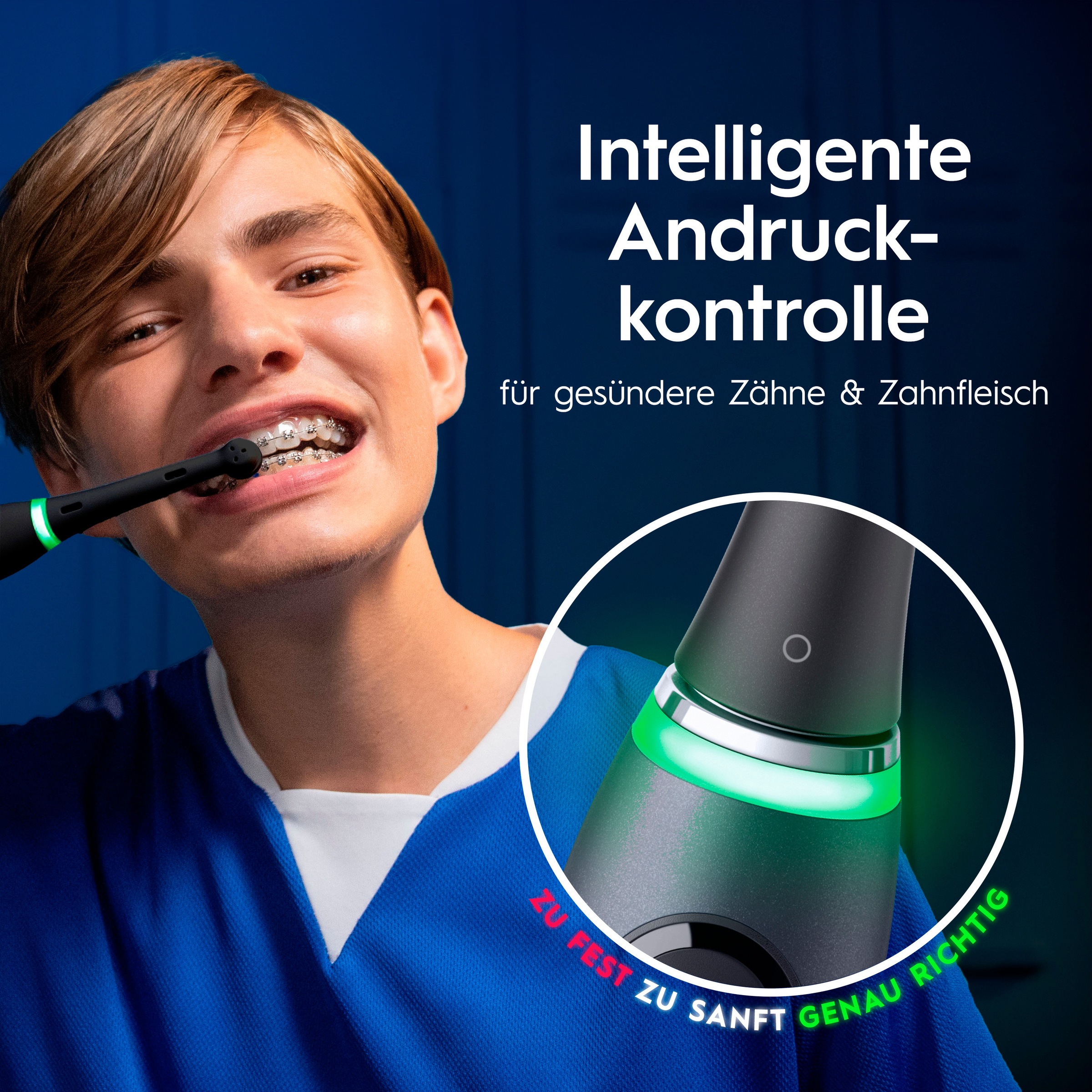 Oral-B Elektrische Zahnbürste »iO Series 9« 3 Stk. Aufsteckbürsten Geschenkedition, 7 Putzmodi, Lade-Reise-Etui